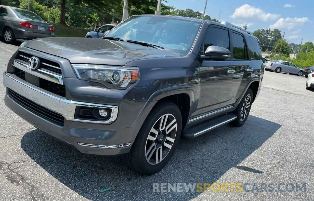 2 Photograph of a damaged car JTEKU5JR7M5909395 TOYOTA 4RUNNER 2021