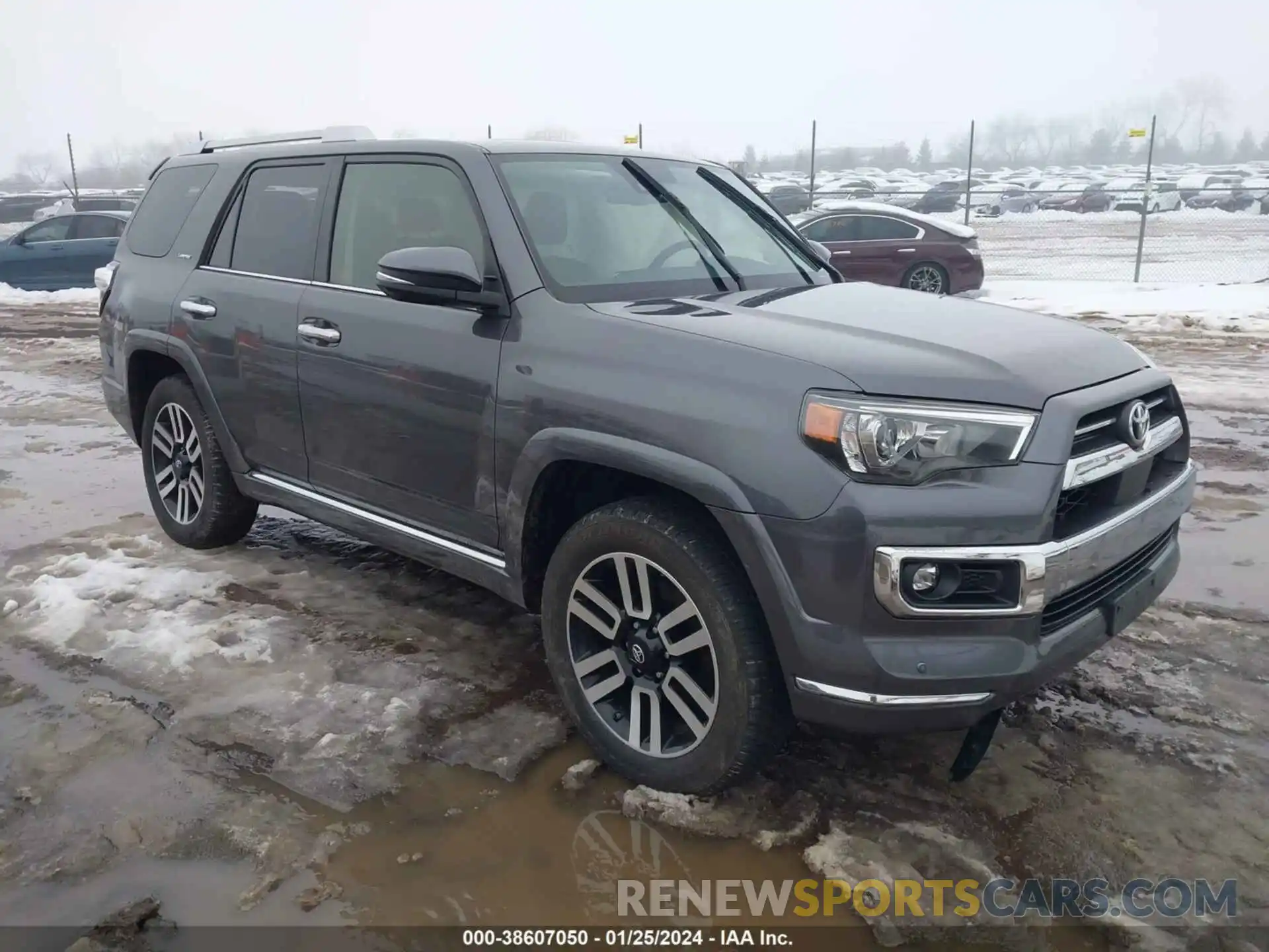 1 Photograph of a damaged car JTEKU5JR8M5870431 TOYOTA 4RUNNER 2021