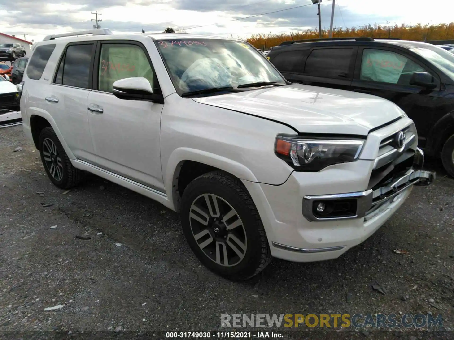 1 Photograph of a damaged car JTEKU5JR9M5844422 TOYOTA 4RUNNER 2021