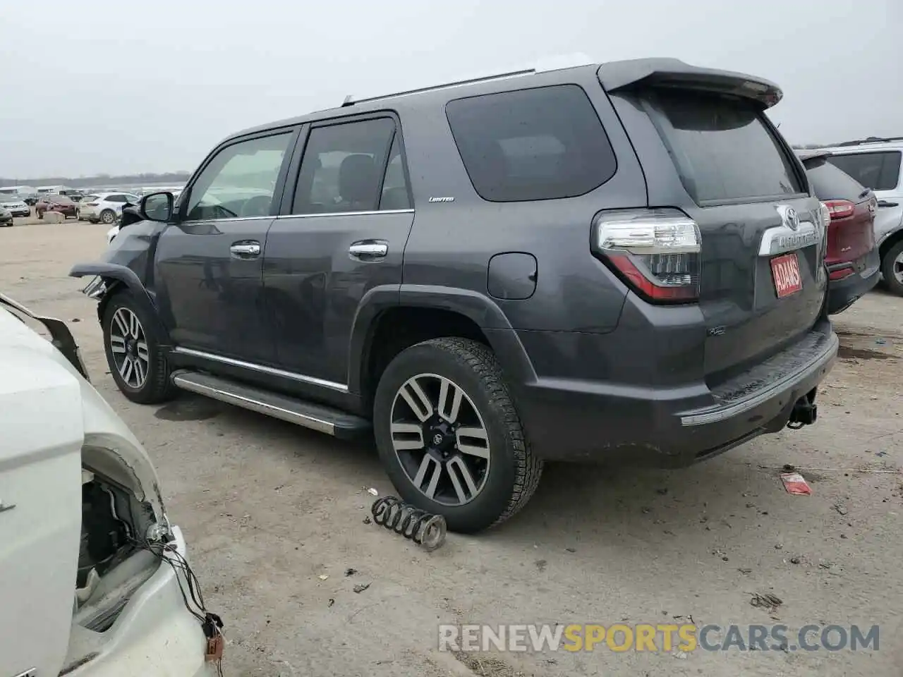 2 Photograph of a damaged car JTEKU5JR9M5864363 TOYOTA 4RUNNER 2021