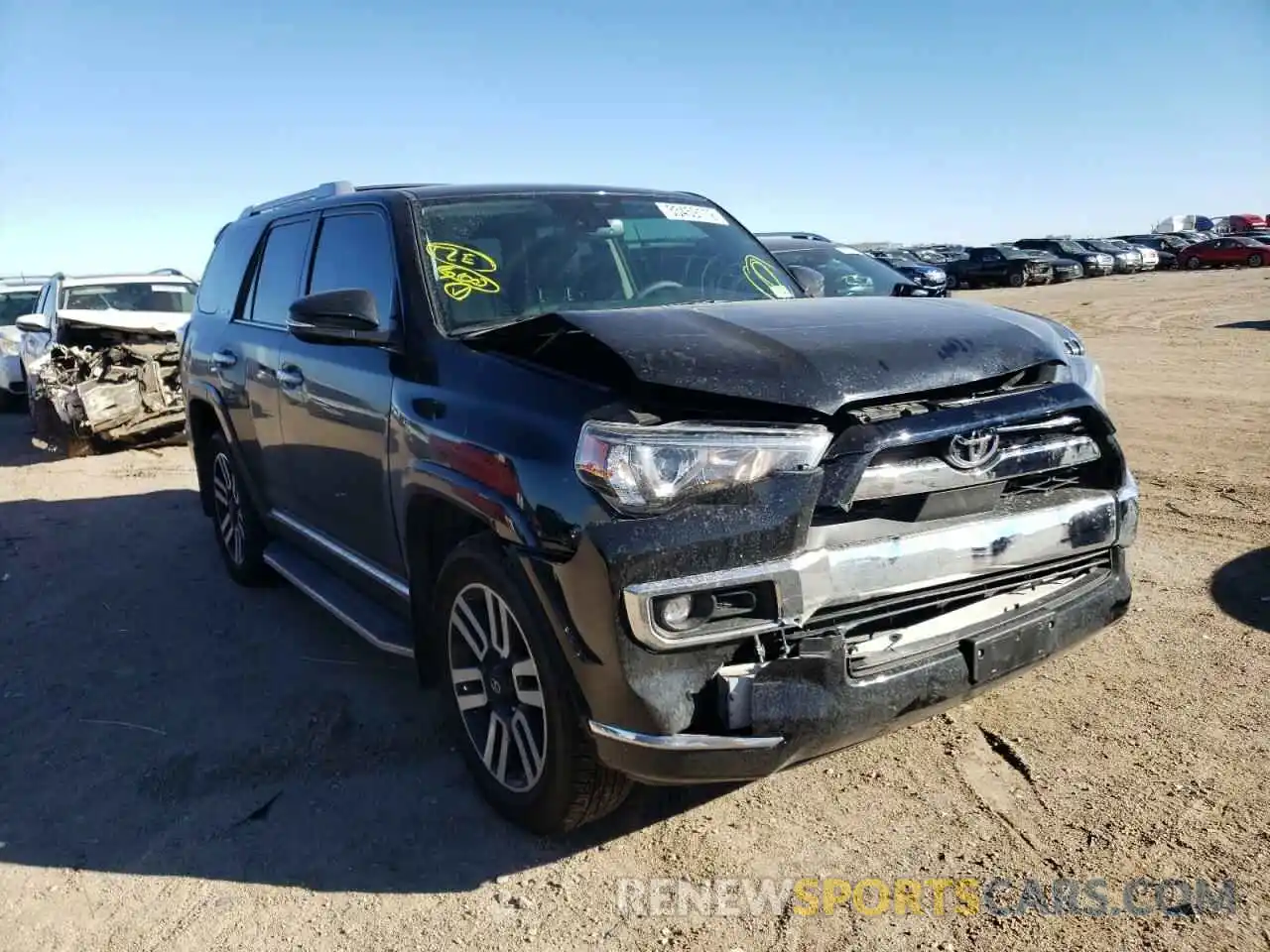 1 Photograph of a damaged car JTEKU5JR9M5873743 TOYOTA 4RUNNER 2021