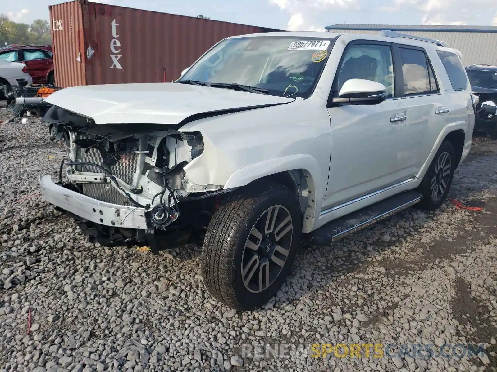 2 Photograph of a damaged car JTEKU5JR9M5914694 TOYOTA 4RUNNER 2021