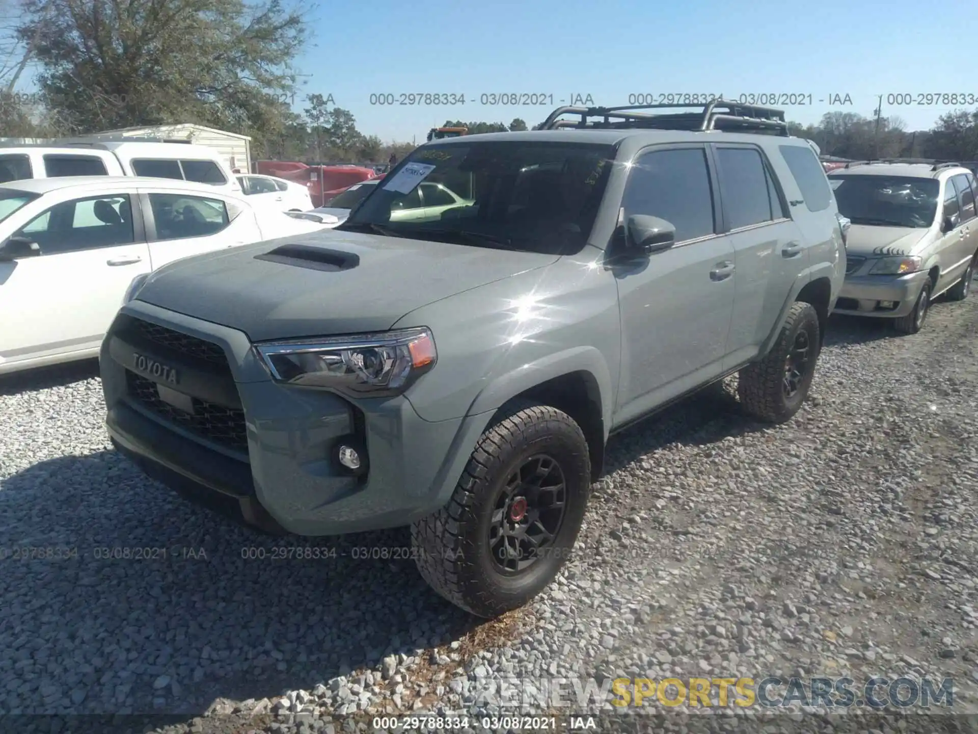 2 Photograph of a damaged car JTELU5JR0M5896669 TOYOTA 4RUNNER 2021