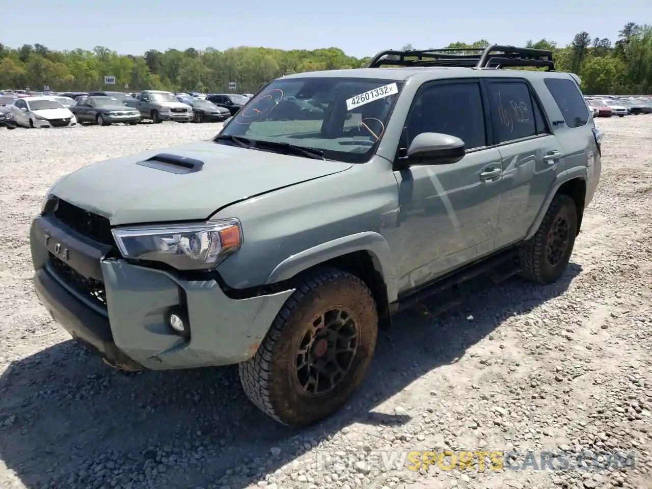 2 Фотография поврежденного автомобиля JTELU5JR0M5956448 TOYOTA 4RUNNER 2021