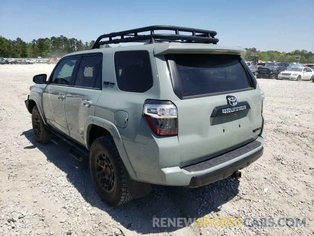 3 Фотография поврежденного автомобиля JTELU5JR0M5956448 TOYOTA 4RUNNER 2021