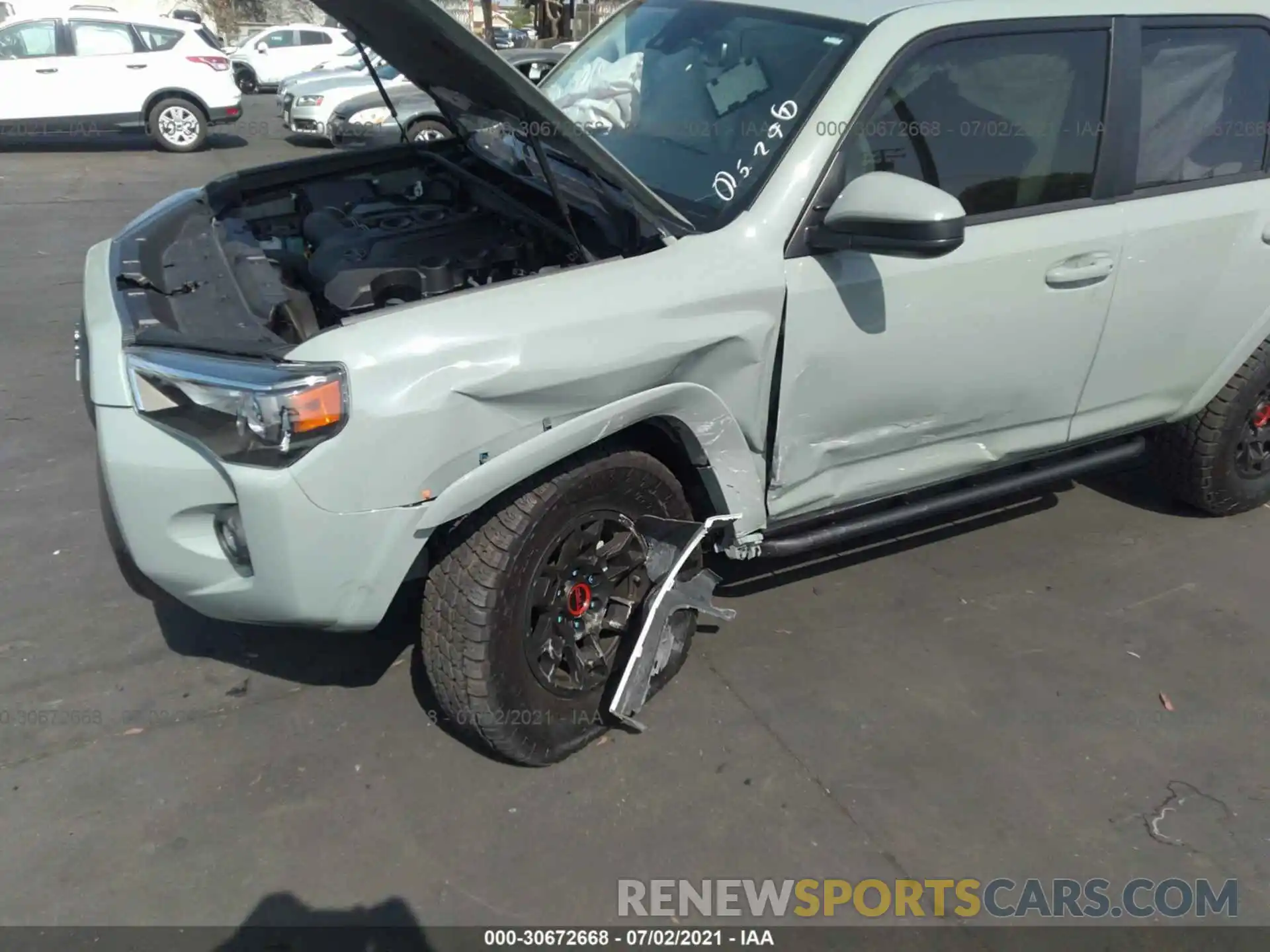 6 Photograph of a damaged car JTELU5JR1M5906464 TOYOTA 4RUNNER 2021