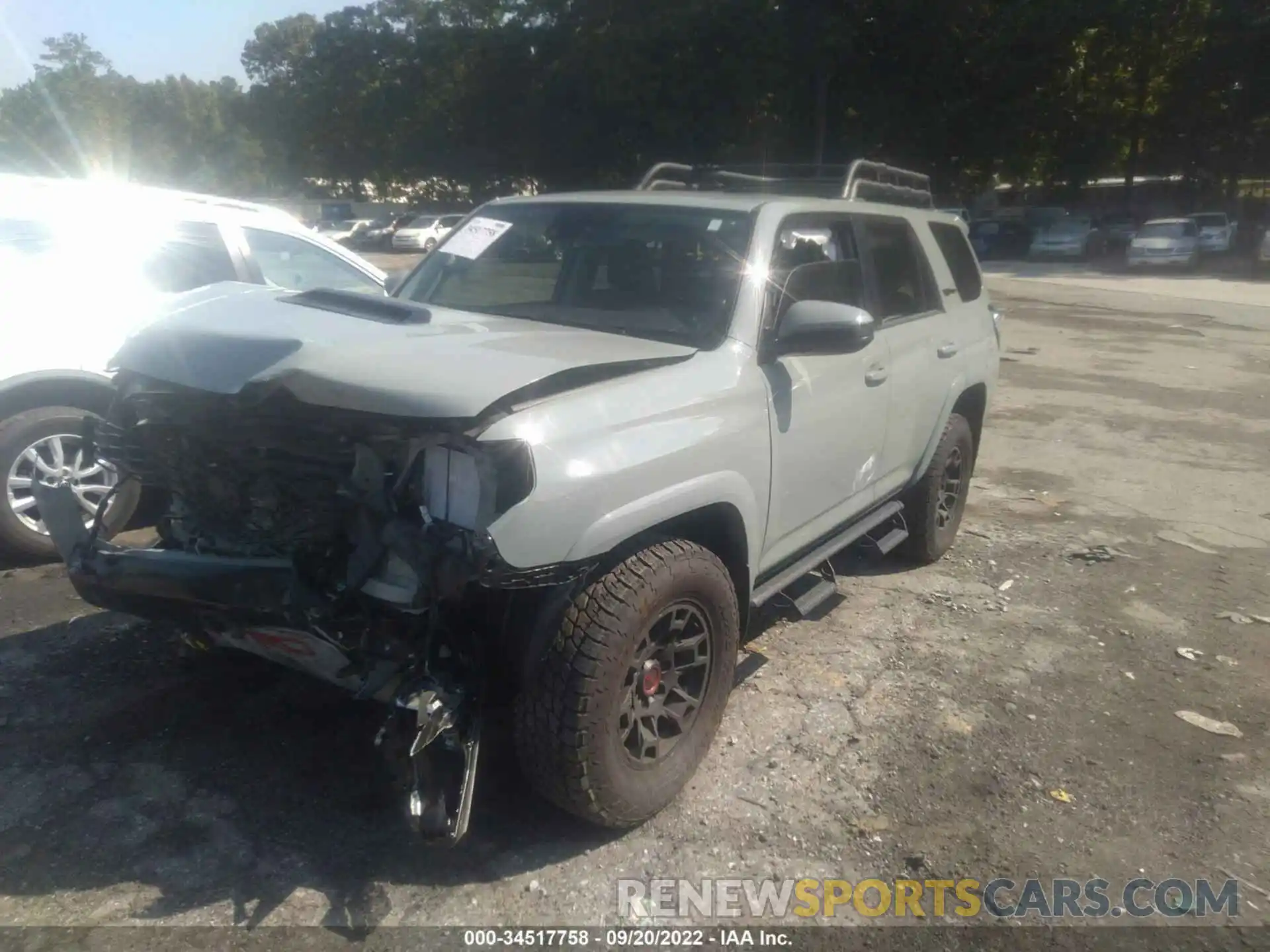 2 Photograph of a damaged car JTELU5JR3M5953771 TOYOTA 4RUNNER 2021