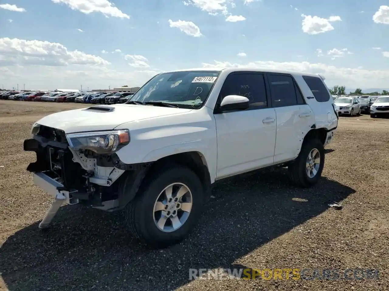 2 Photograph of a damaged car JTELU5JR5M5919489 TOYOTA 4RUNNER 2021