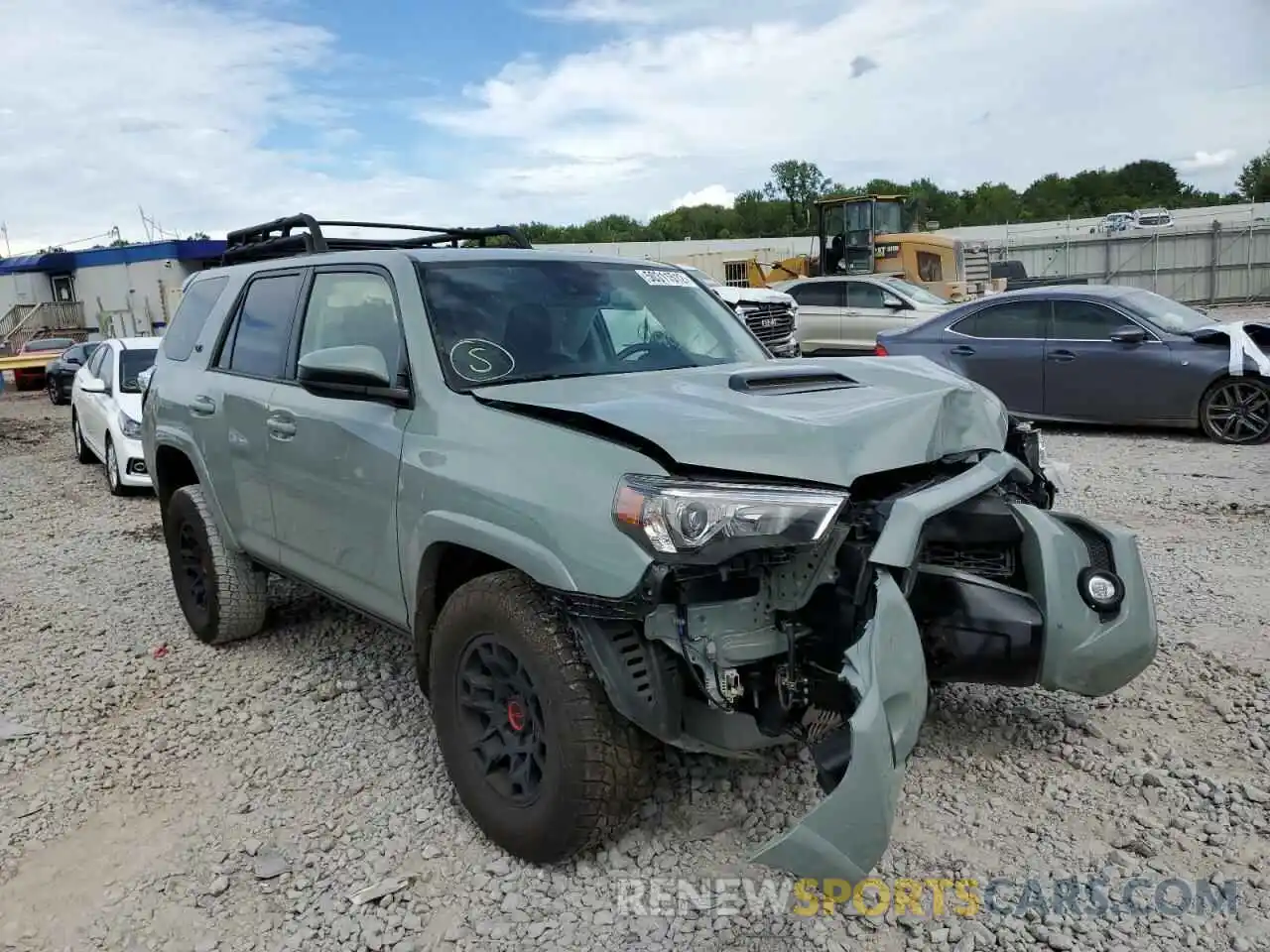 1 Photograph of a damaged car JTELU5JR6M5856211 TOYOTA 4RUNNER 2021