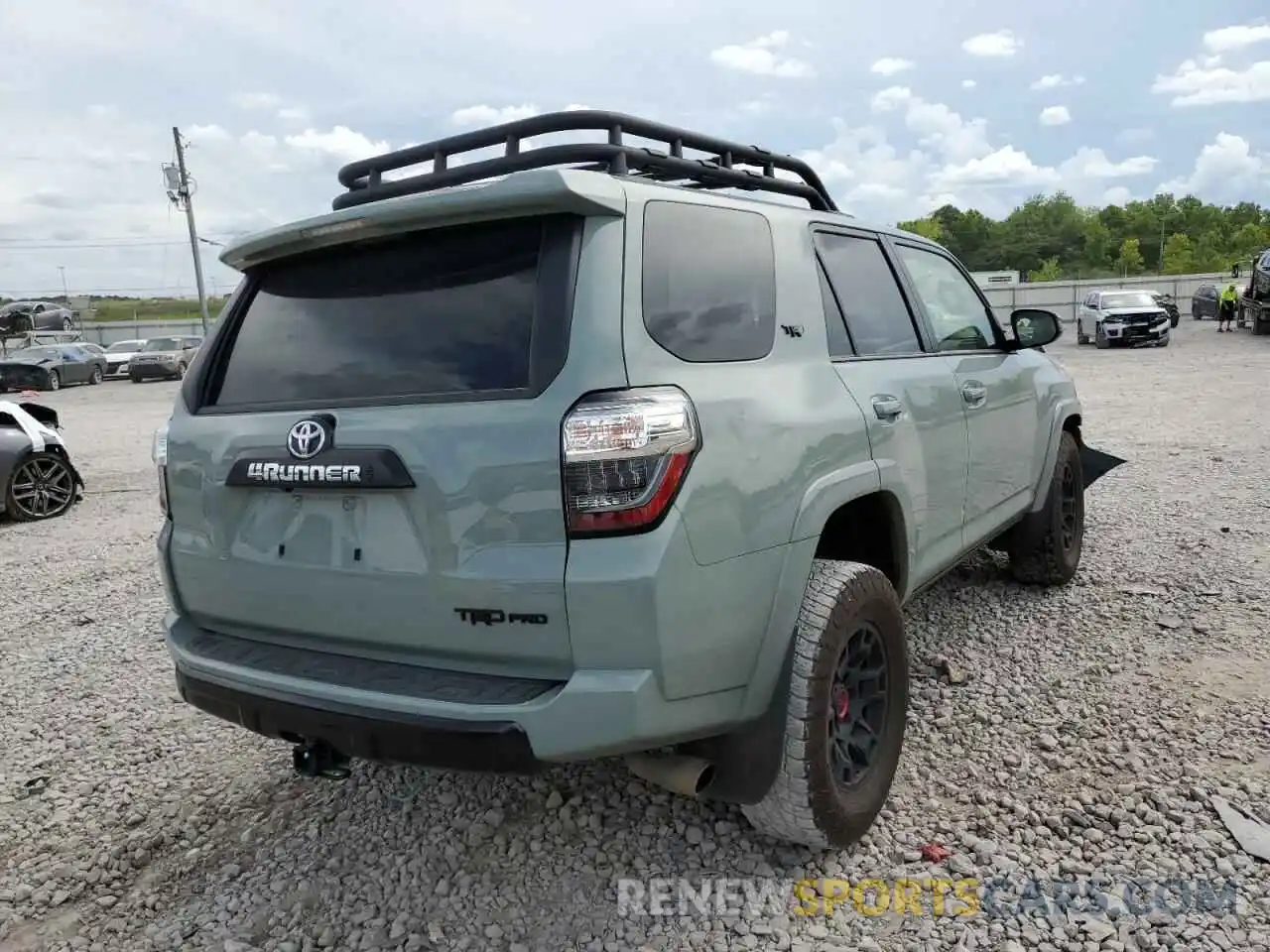 4 Фотография поврежденного автомобиля JTELU5JR6M5856211 TOYOTA 4RUNNER 2021