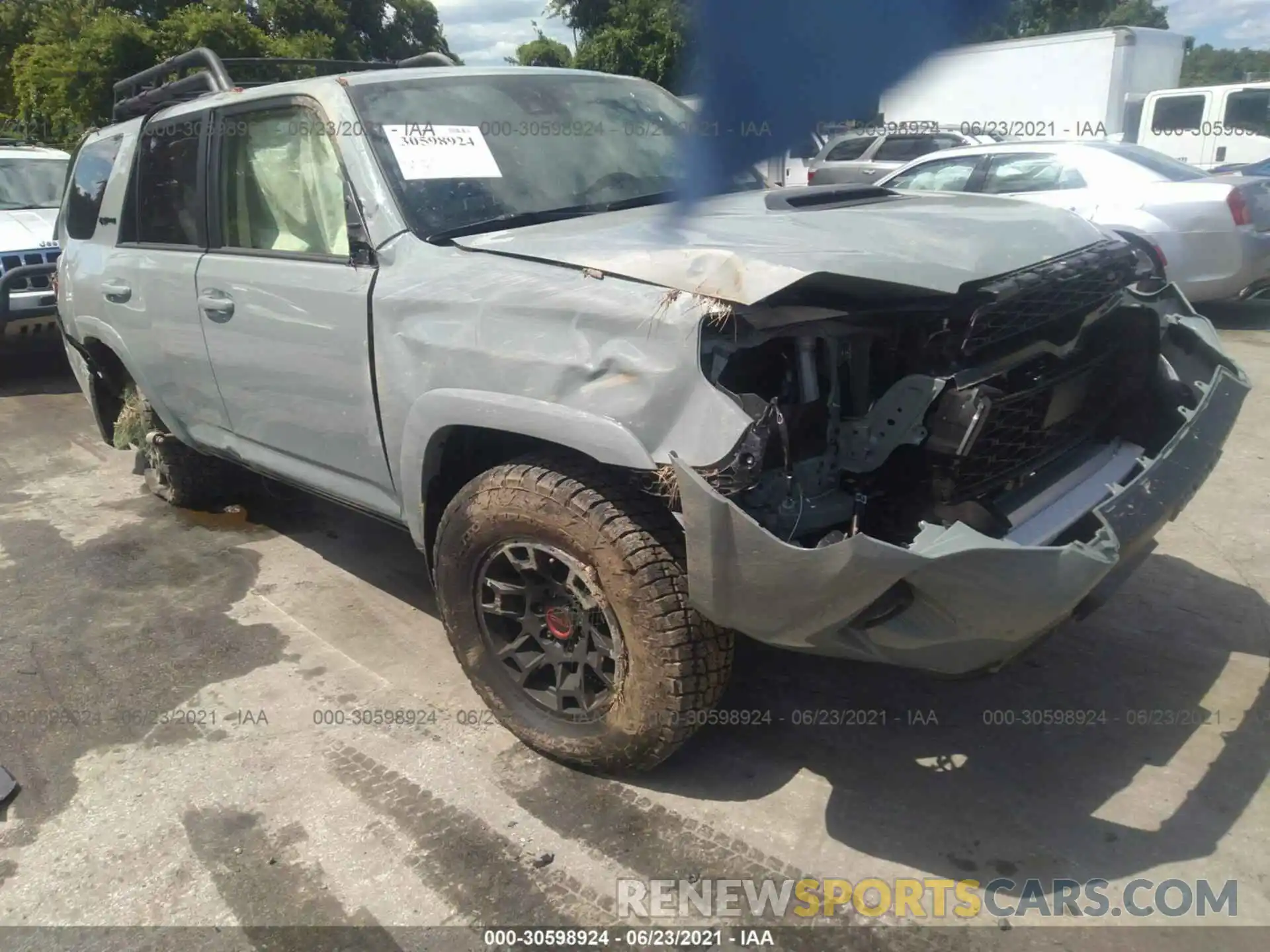 1 Photograph of a damaged car JTELU5JR6M5898068 TOYOTA 4RUNNER 2021