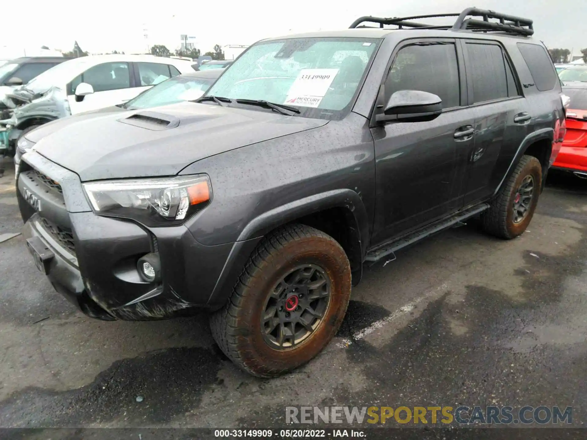 2 Photograph of a damaged car JTELU5JR6M5911272 TOYOTA 4RUNNER 2021