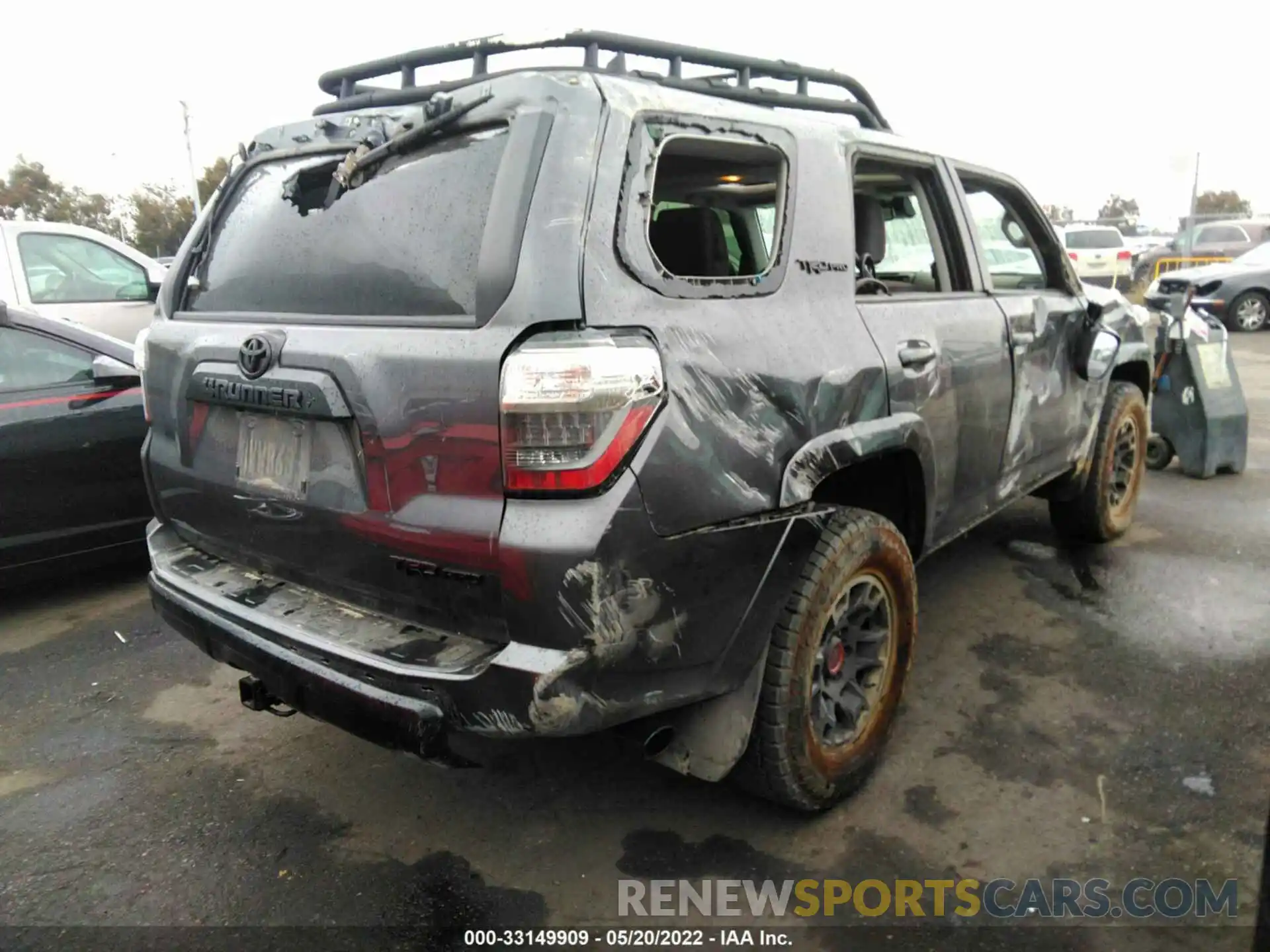 4 Фотография поврежденного автомобиля JTELU5JR6M5911272 TOYOTA 4RUNNER 2021