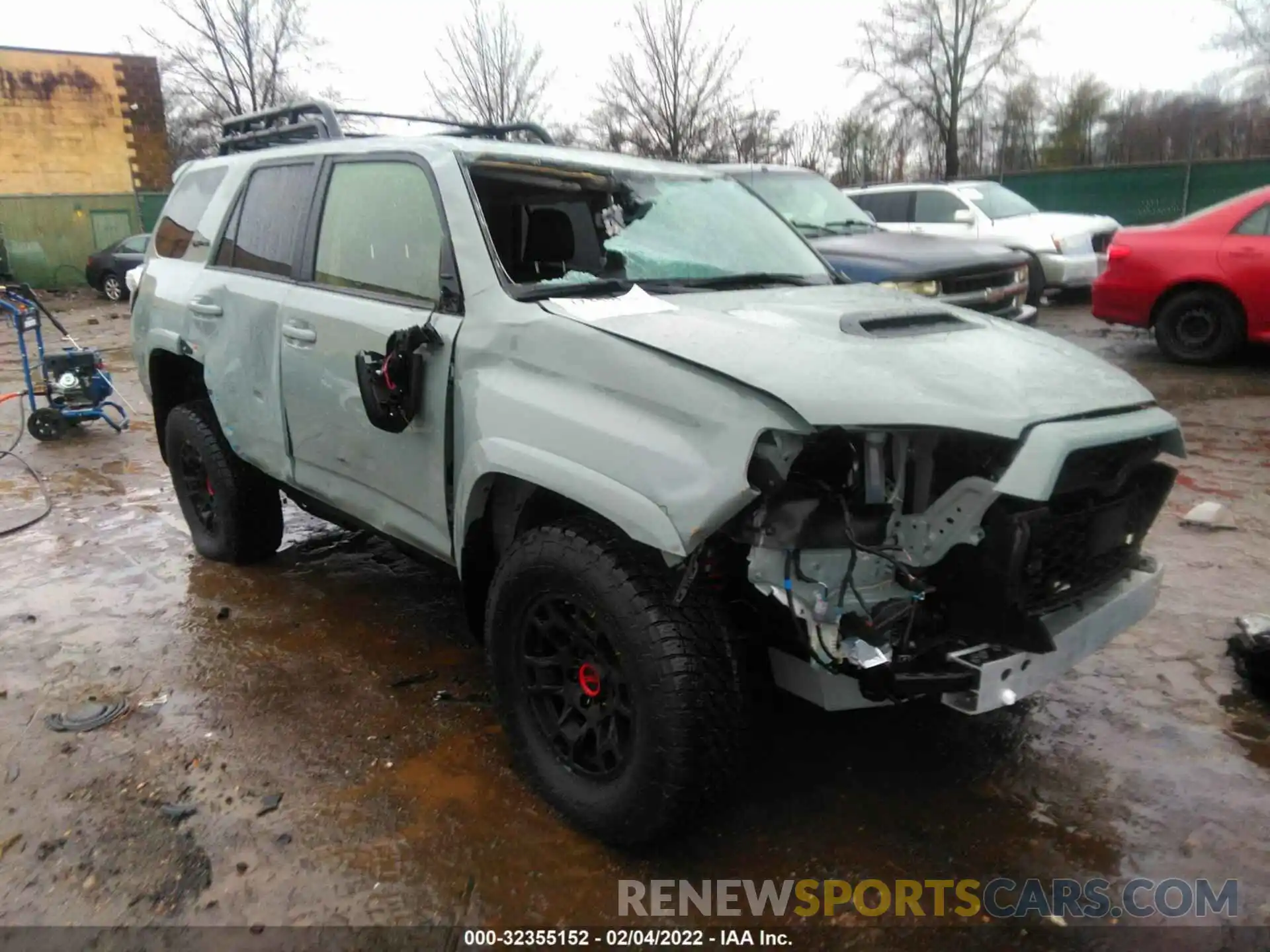 1 Photograph of a damaged car JTELU5JR7M5914116 TOYOTA 4RUNNER 2021