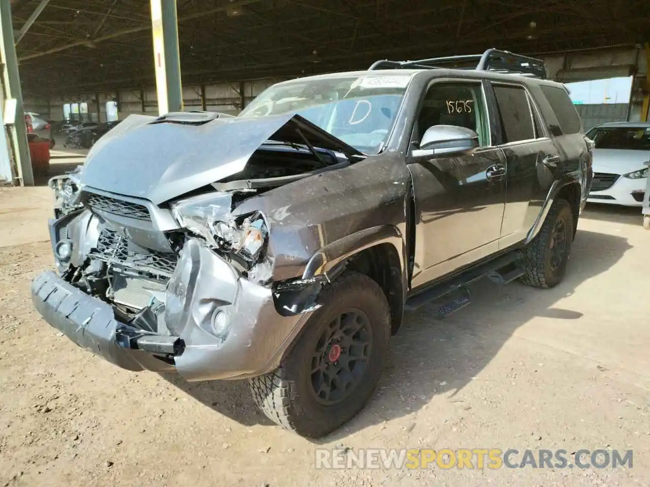 2 Photograph of a damaged car JTELU5JR8M5841564 TOYOTA 4RUNNER 2021