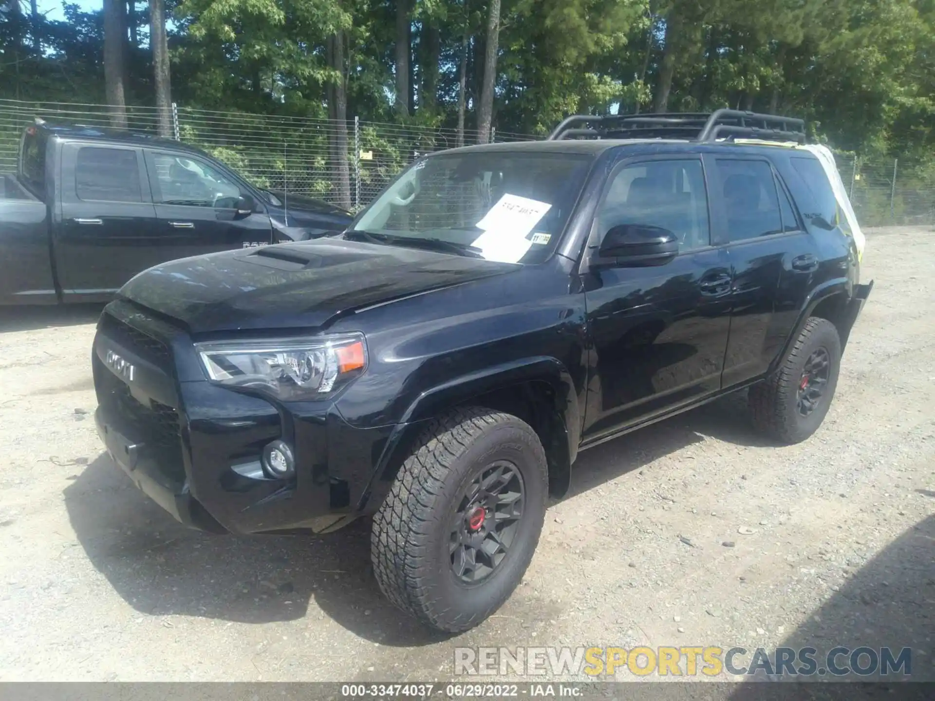 2 Photograph of a damaged car JTELU5JR9M5857448 TOYOTA 4RUNNER 2021