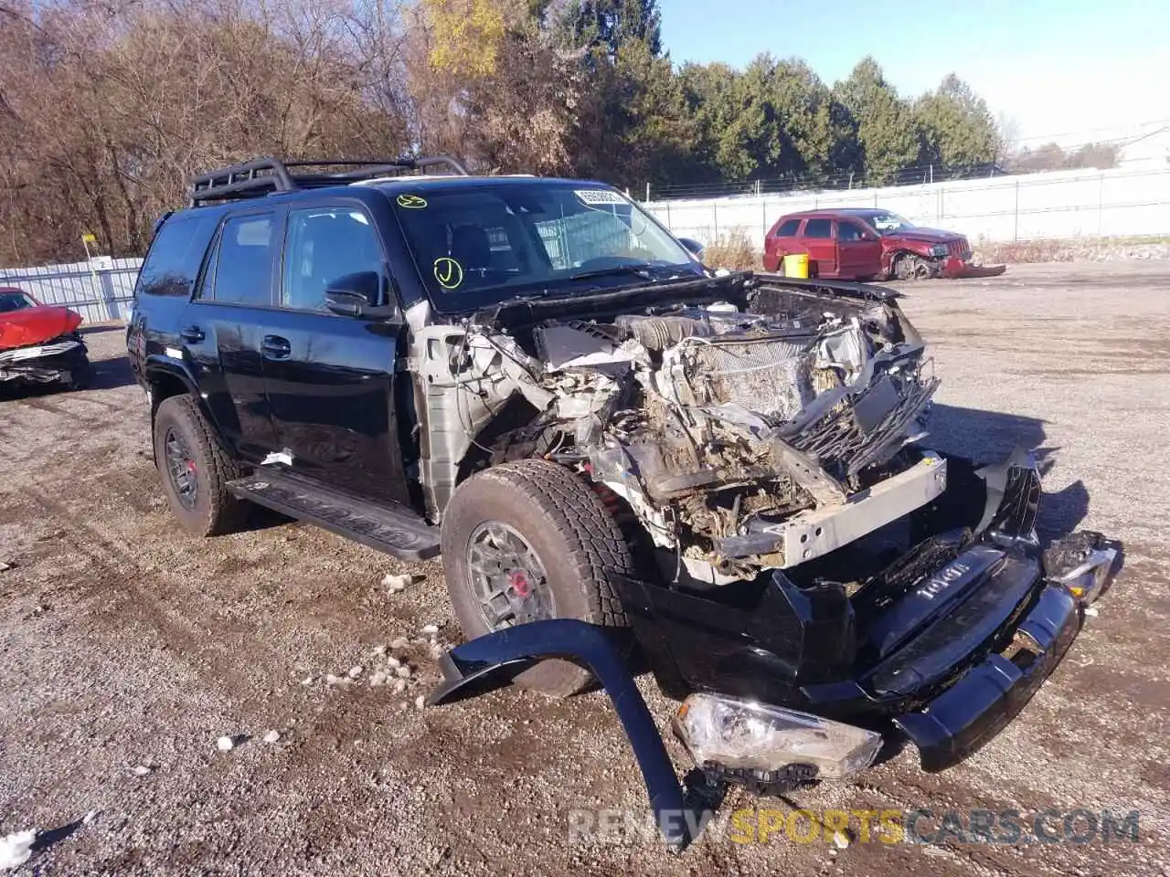 1 Photograph of a damaged car JTELU5JR9M5914425 TOYOTA 4RUNNER 2021