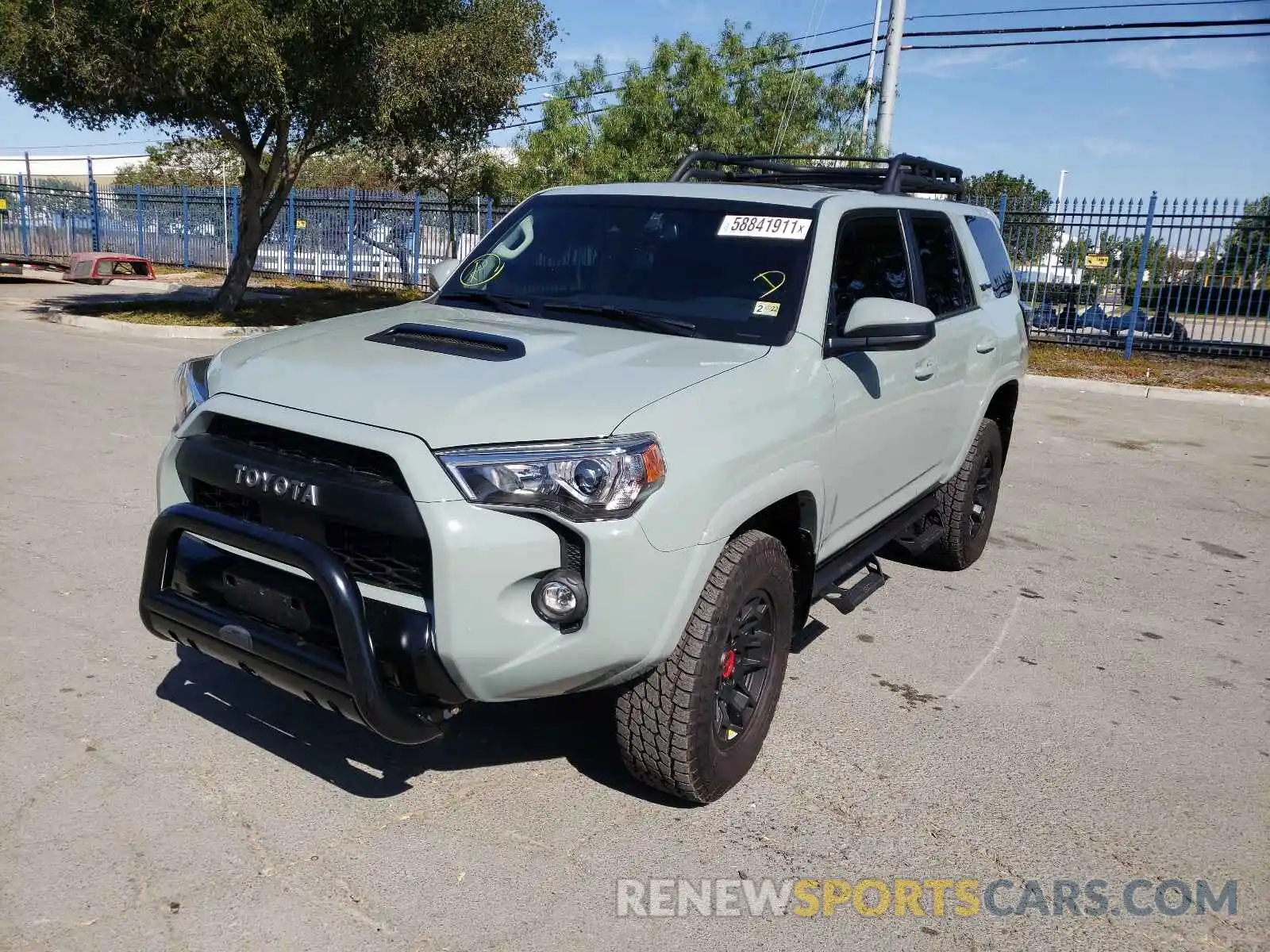 2 Photograph of a damaged car JTELU5JRXM5845888 TOYOTA 4RUNNER 2021