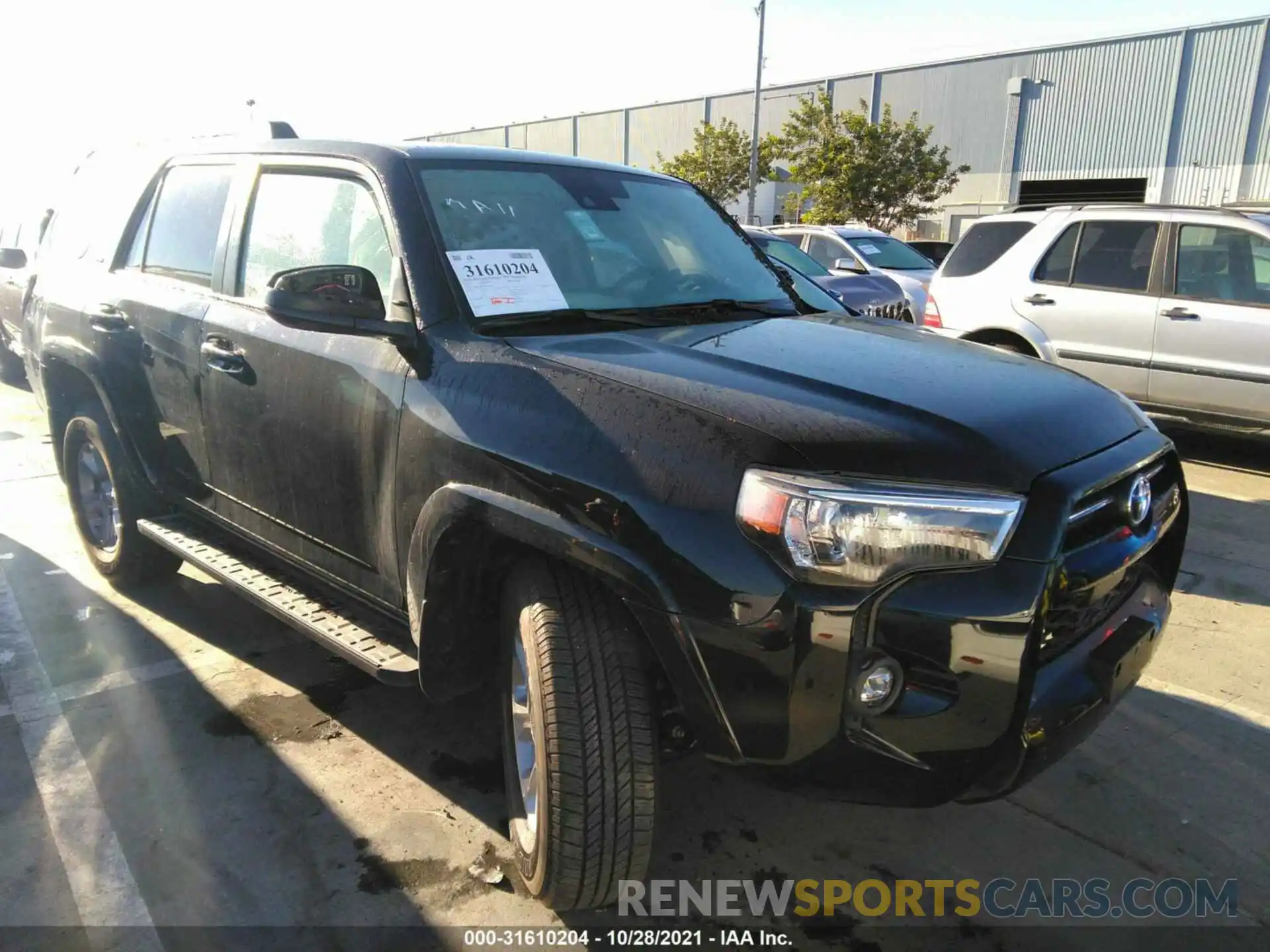 1 Photograph of a damaged car JTEMU5JR0M5923048 TOYOTA 4RUNNER 2021