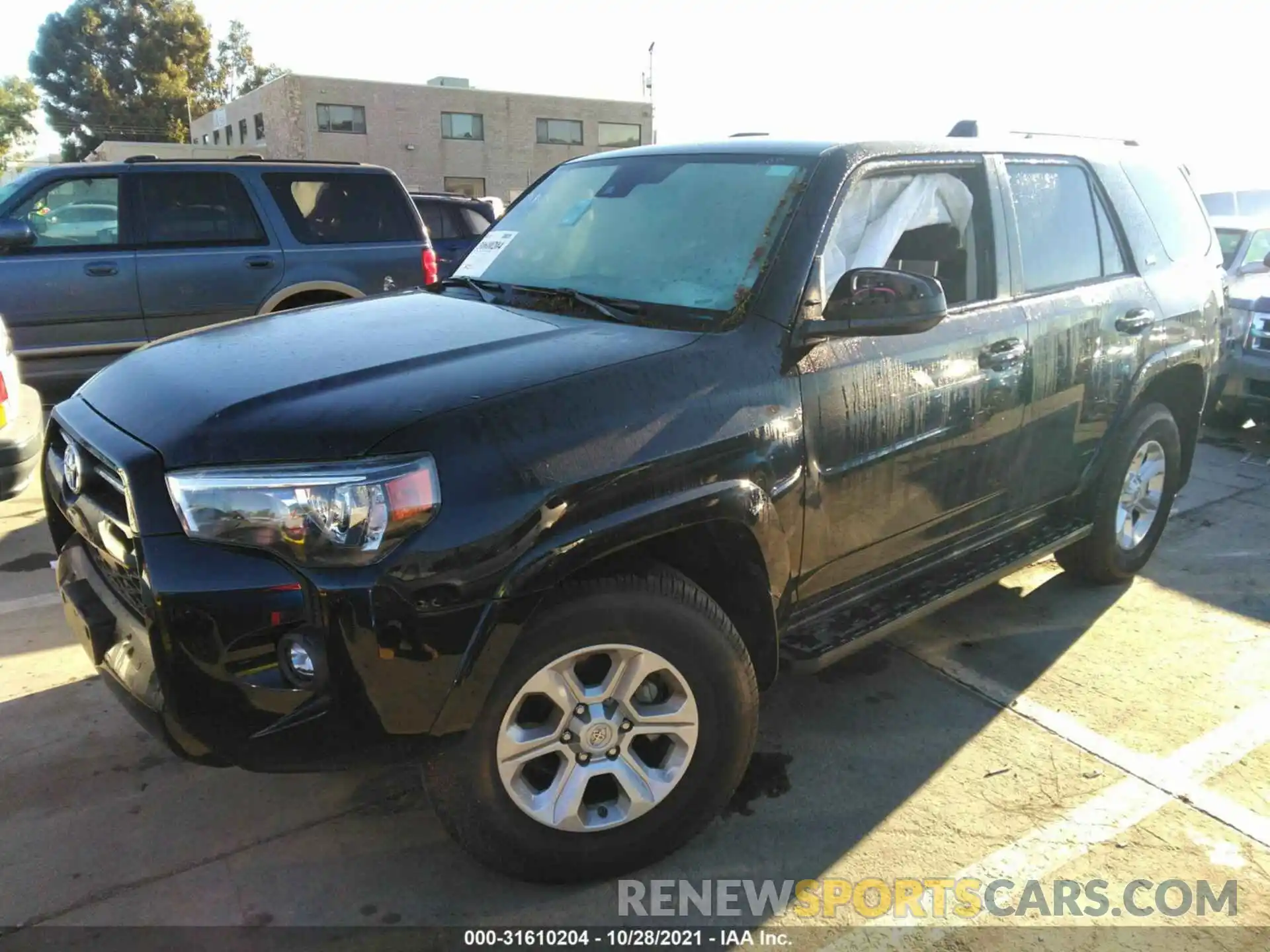 2 Photograph of a damaged car JTEMU5JR0M5923048 TOYOTA 4RUNNER 2021