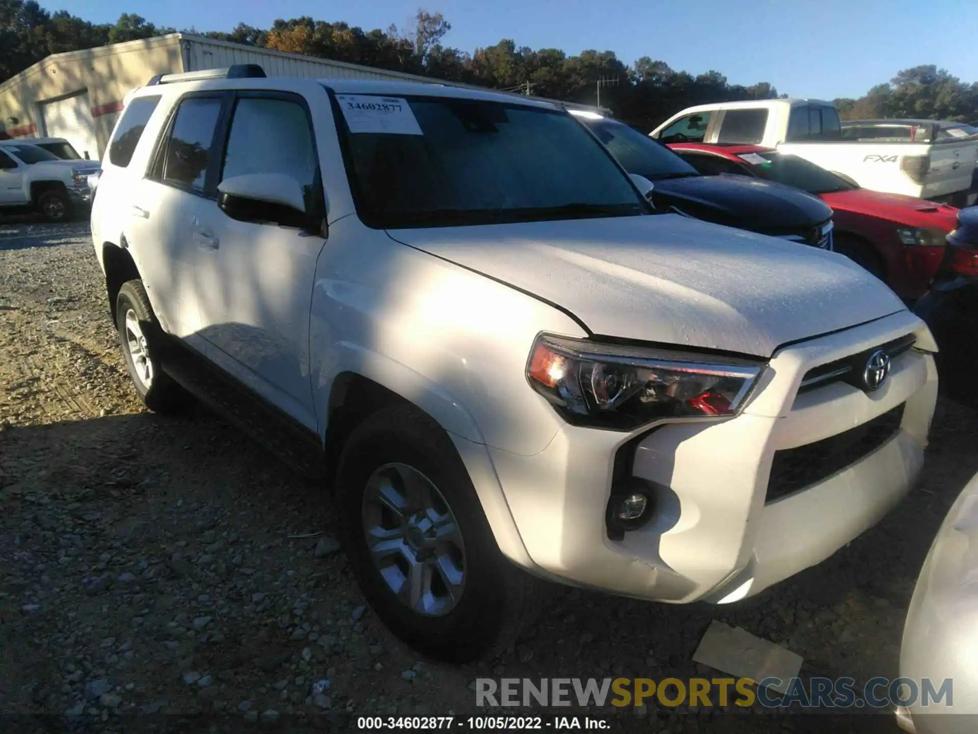 1 Photograph of a damaged car JTEMU5JR0M5942036 TOYOTA 4RUNNER 2021