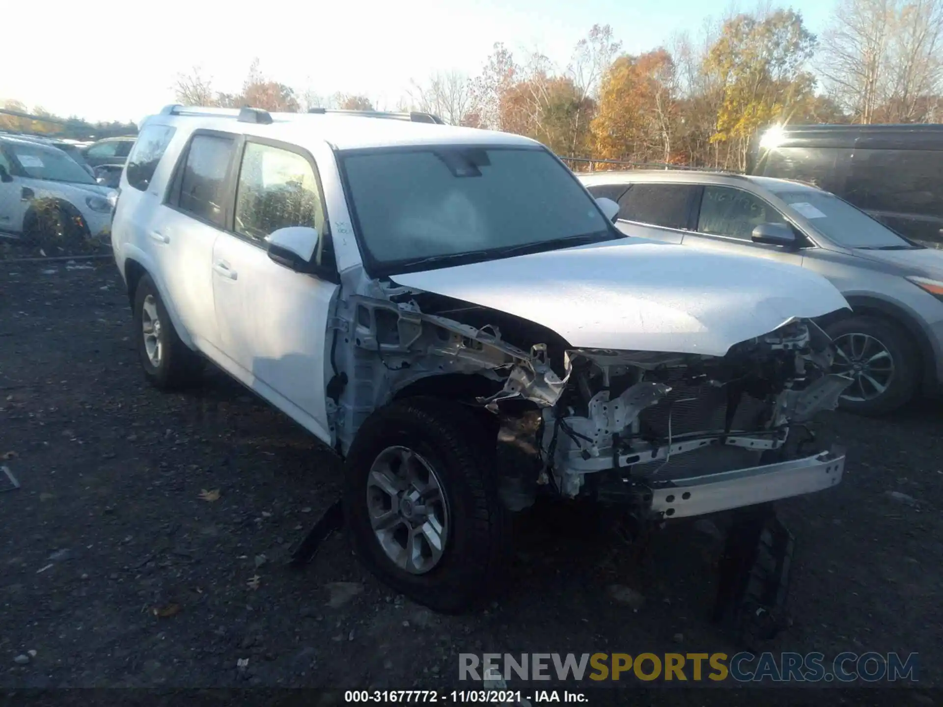 1 Photograph of a damaged car JTEMU5JR0M5952193 TOYOTA 4RUNNER 2021