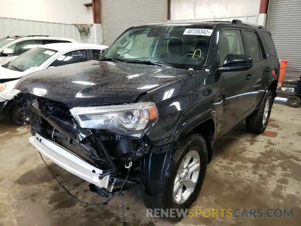 2 Photograph of a damaged car JTEMU5JR1M5842446 TOYOTA 4RUNNER 2021