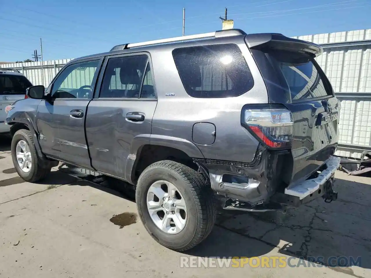 2 Фотография поврежденного автомобиля JTEMU5JR1M5848926 TOYOTA 4RUNNER 2021