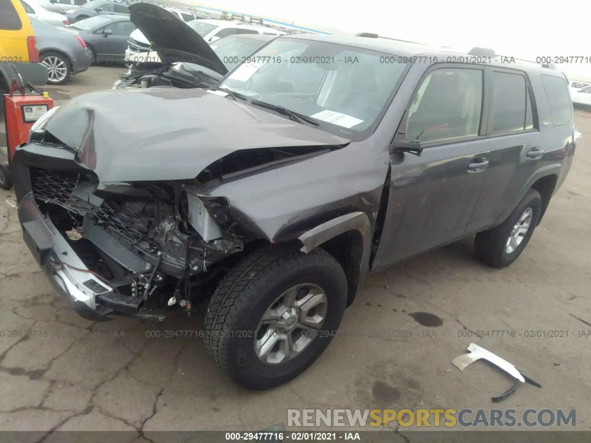 2 Photograph of a damaged car JTEMU5JR1M5863071 TOYOTA 4RUNNER 2021