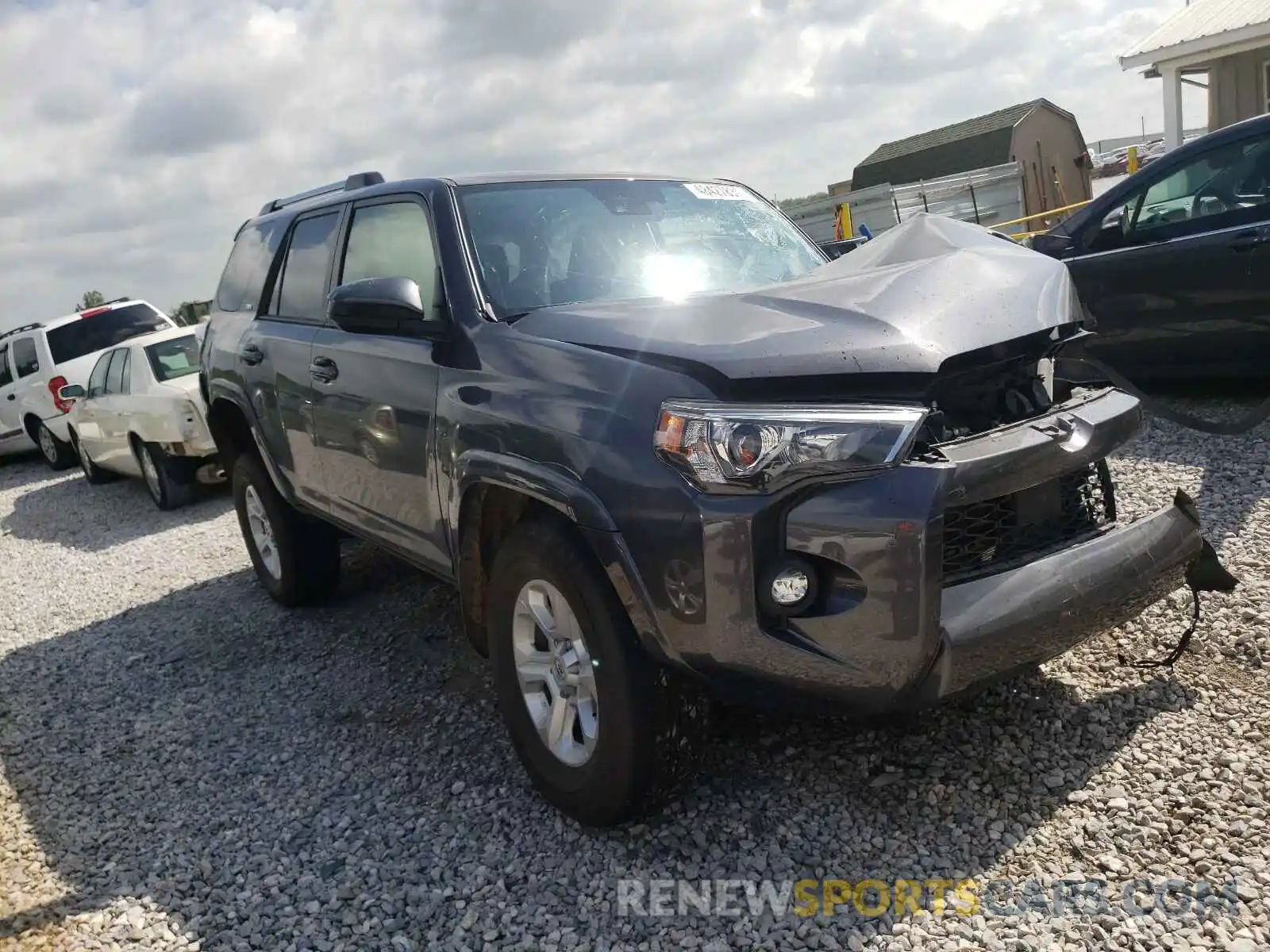 1 Photograph of a damaged car JTEMU5JR1M5865600 TOYOTA 4RUNNER 2021