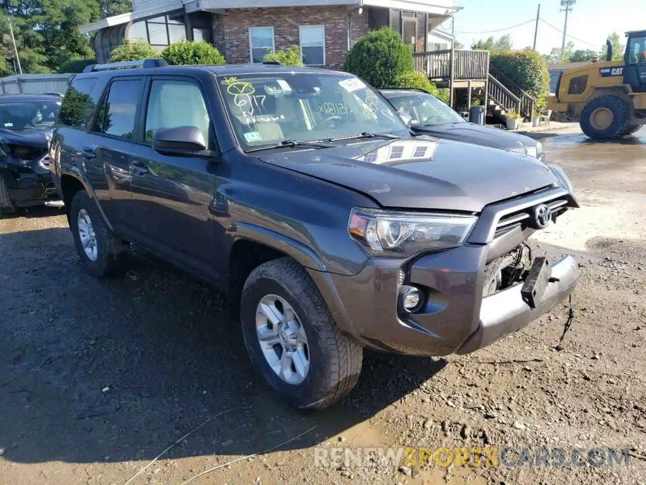 1 Фотография поврежденного автомобиля JTEMU5JR1M5867525 TOYOTA 4RUNNER 2021