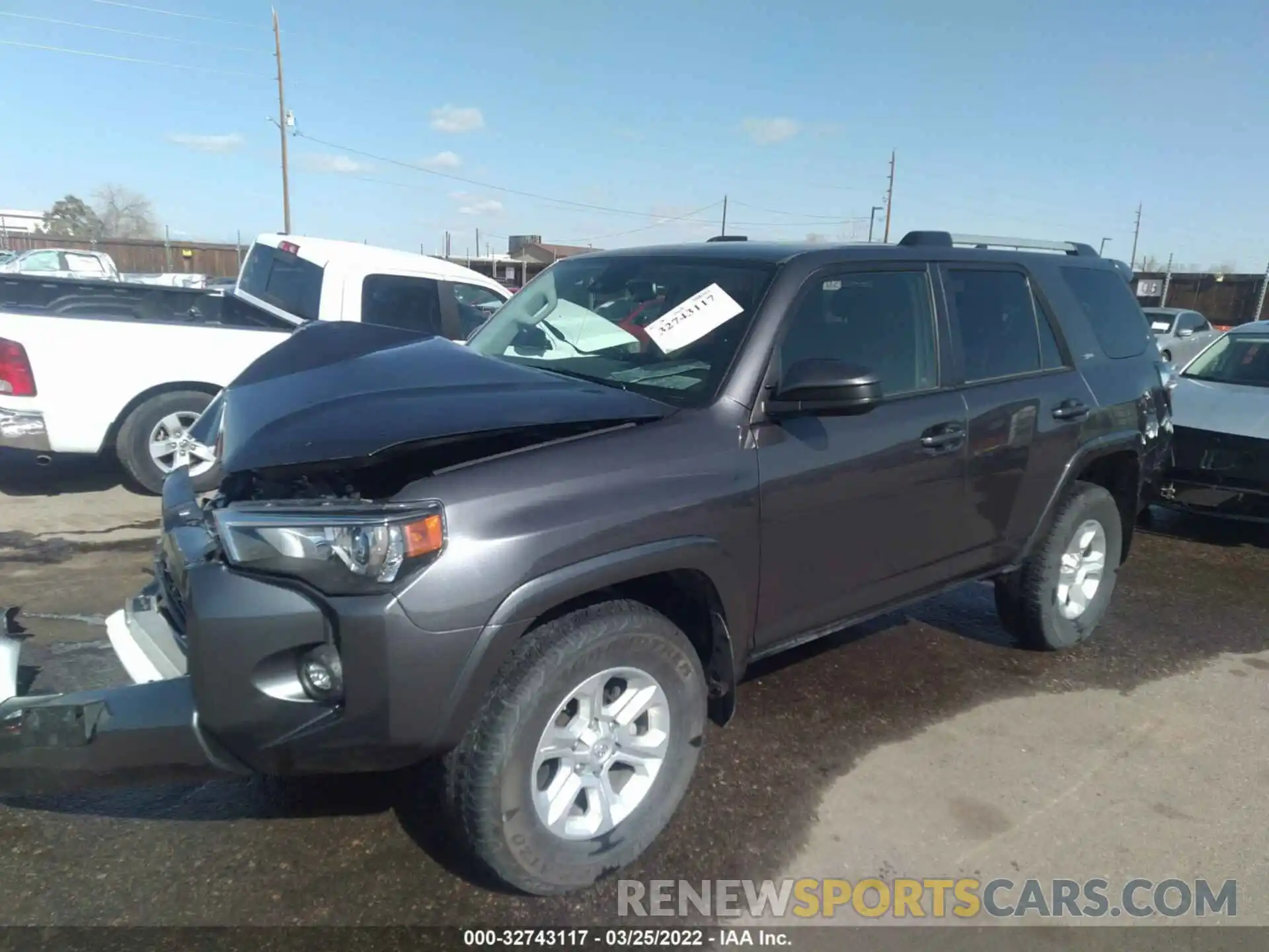 2 Photograph of a damaged car JTEMU5JR1M5867895 TOYOTA 4RUNNER 2021