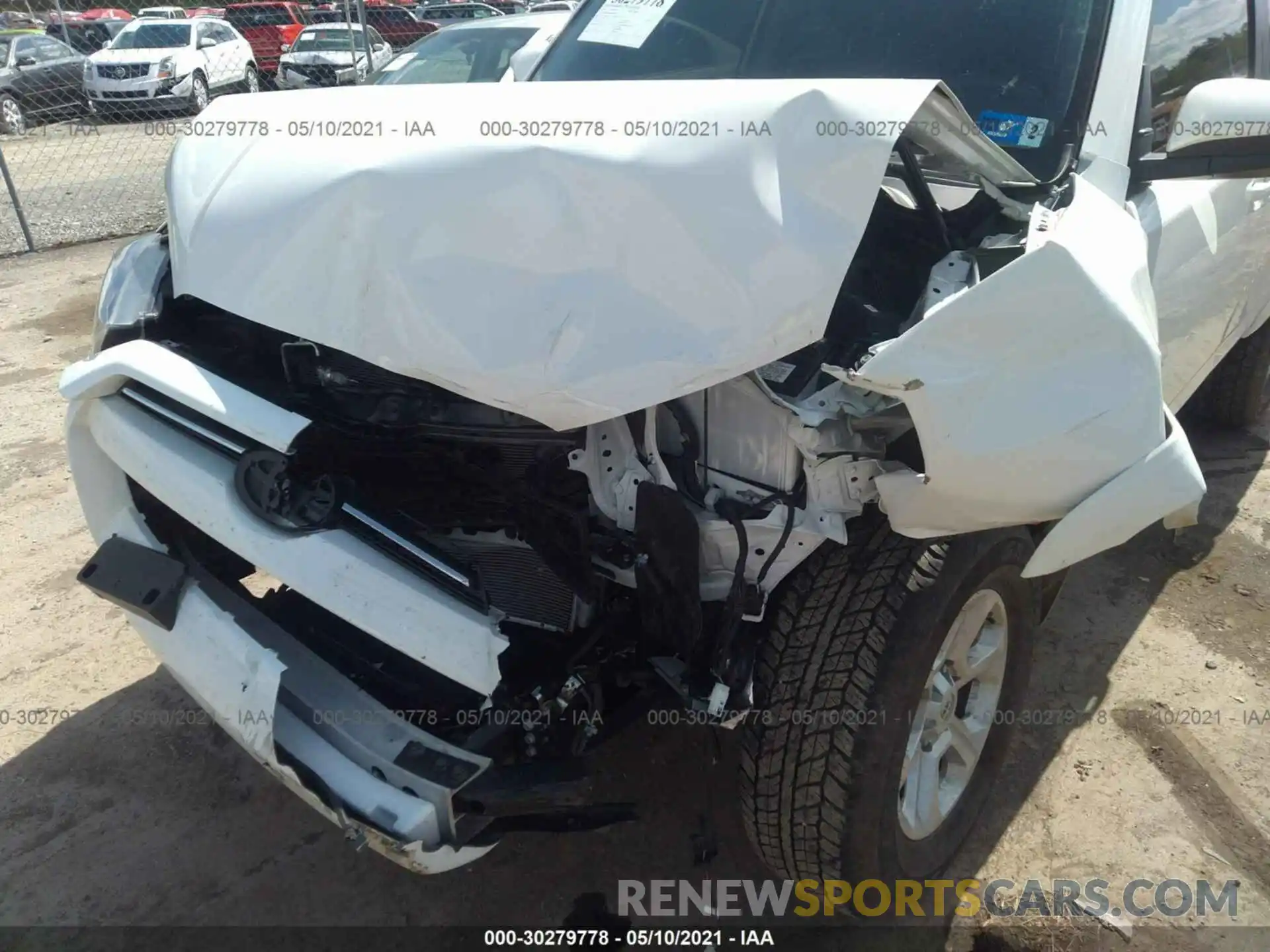 6 Photograph of a damaged car JTEMU5JR1M5874393 TOYOTA 4RUNNER 2021