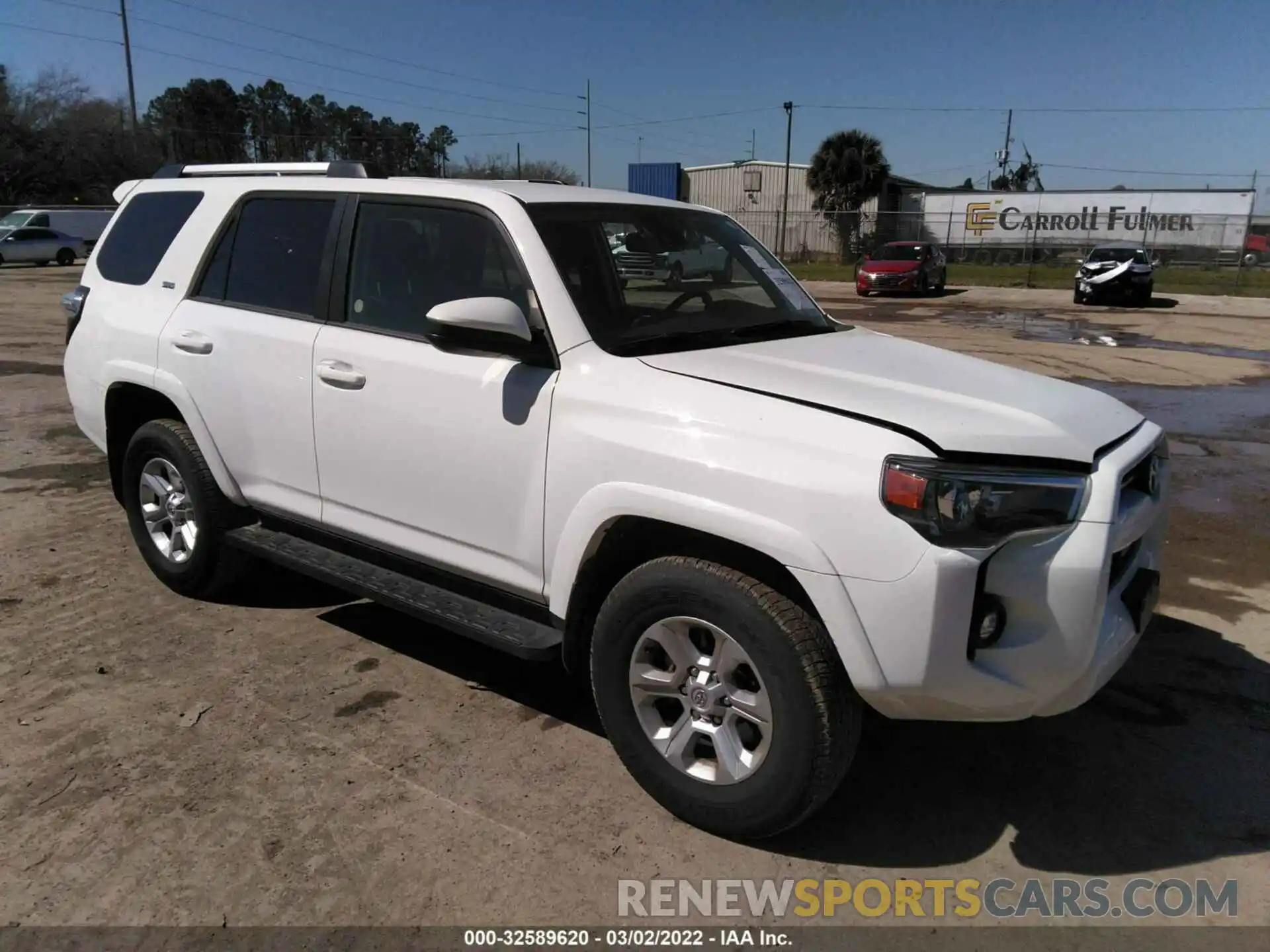 1 Photograph of a damaged car JTEMU5JR1M5908574 TOYOTA 4RUNNER 2021