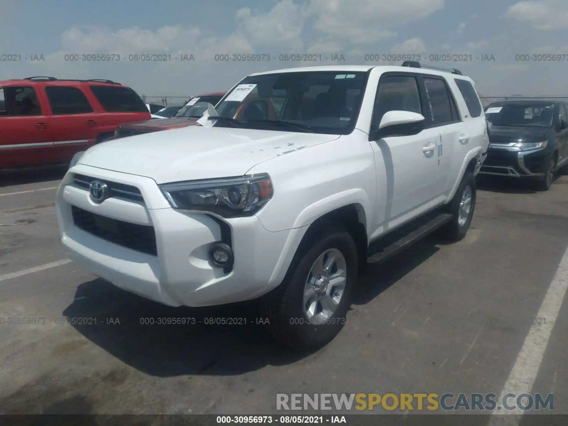 2 Photograph of a damaged car JTEMU5JR1M5910213 TOYOTA 4RUNNER 2021