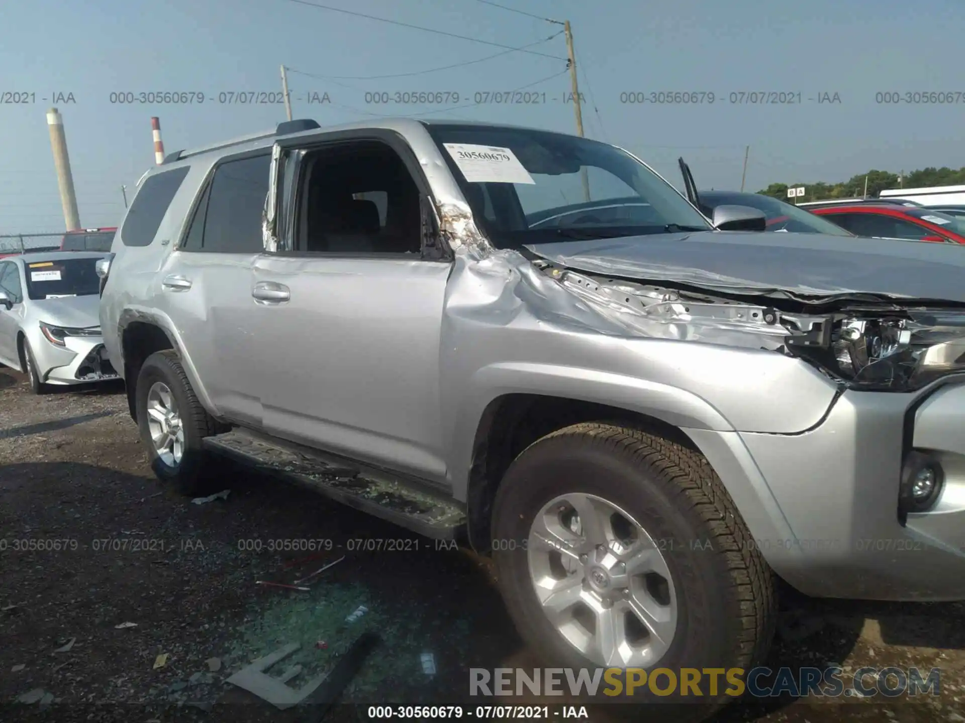 6 Photograph of a damaged car JTEMU5JR1M5911216 TOYOTA 4RUNNER 2021