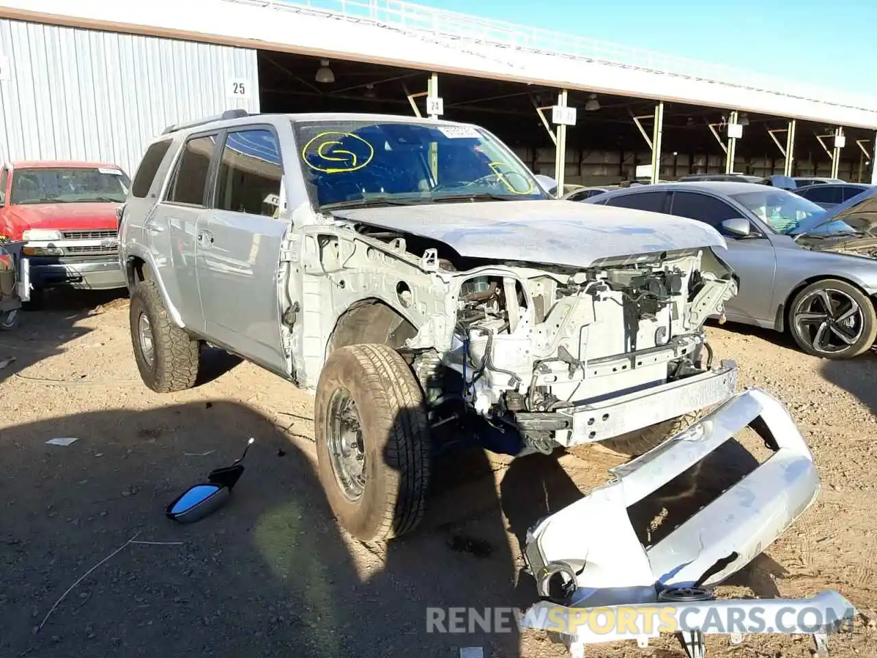 9 Photograph of a damaged car JTEMU5JR1M5940148 TOYOTA 4RUNNER 2021