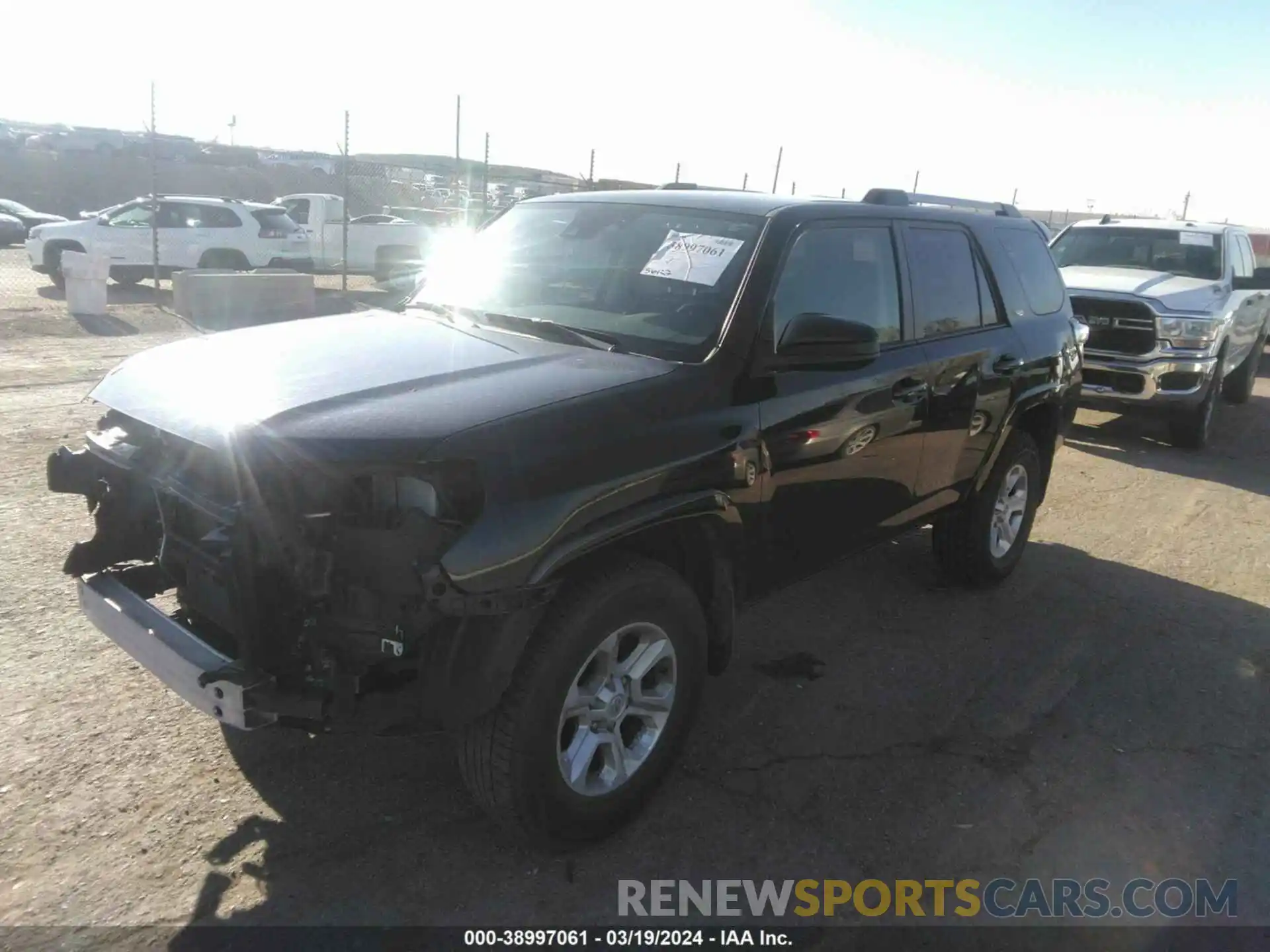 2 Photograph of a damaged car JTEMU5JR2M5841127 TOYOTA 4RUNNER 2021