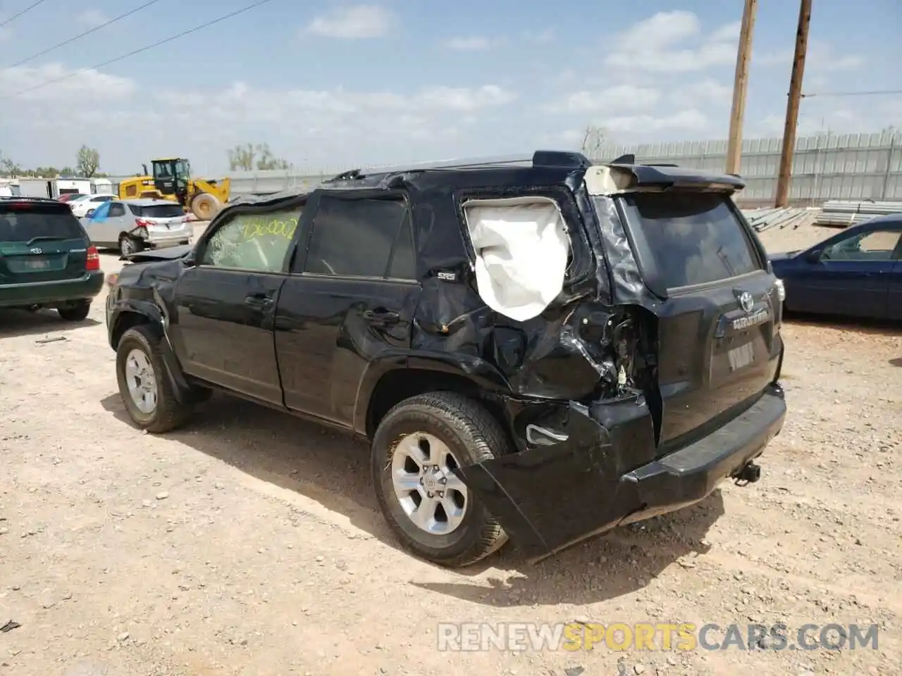 9 Photograph of a damaged car JTEMU5JR2M5895575 TOYOTA 4RUNNER 2021