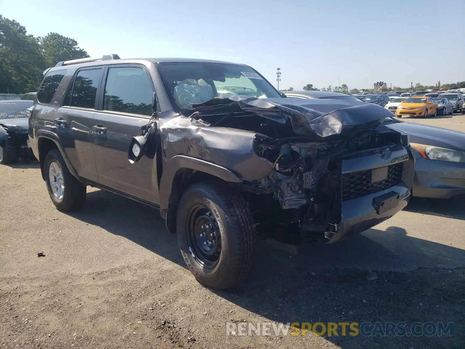 1 Photograph of a damaged car JTEMU5JR2M5918353 TOYOTA 4RUNNER 2021