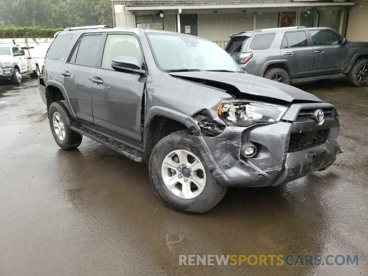 1 Photograph of a damaged car JTEMU5JR2M5934679 TOYOTA 4RUNNER 2021