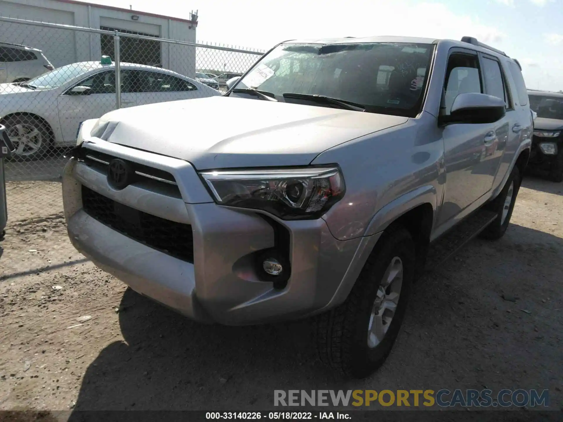 2 Photograph of a damaged car JTEMU5JR2M5937789 TOYOTA 4RUNNER 2021