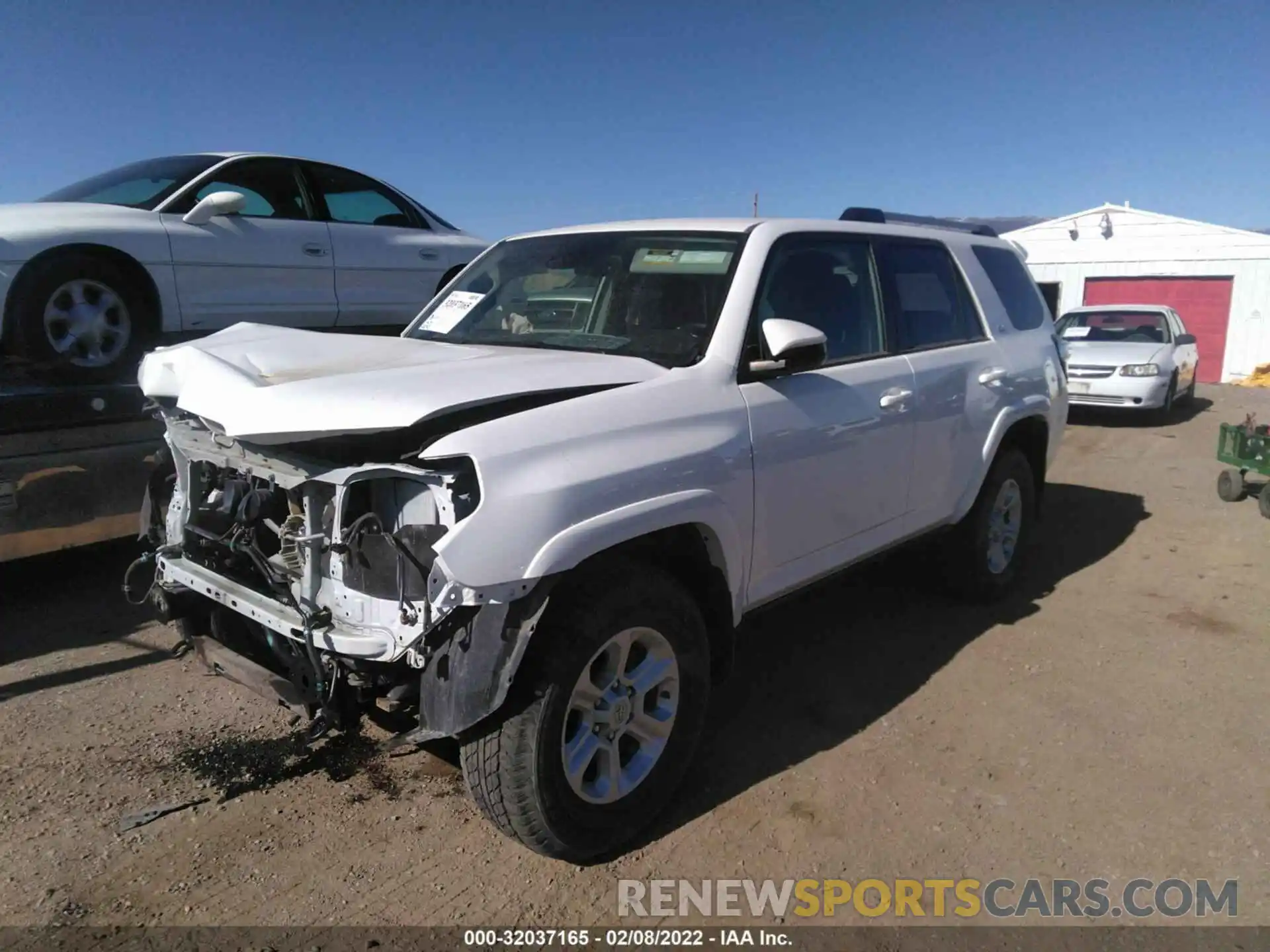 2 Photograph of a damaged car JTEMU5JR3M5867963 TOYOTA 4RUNNER 2021