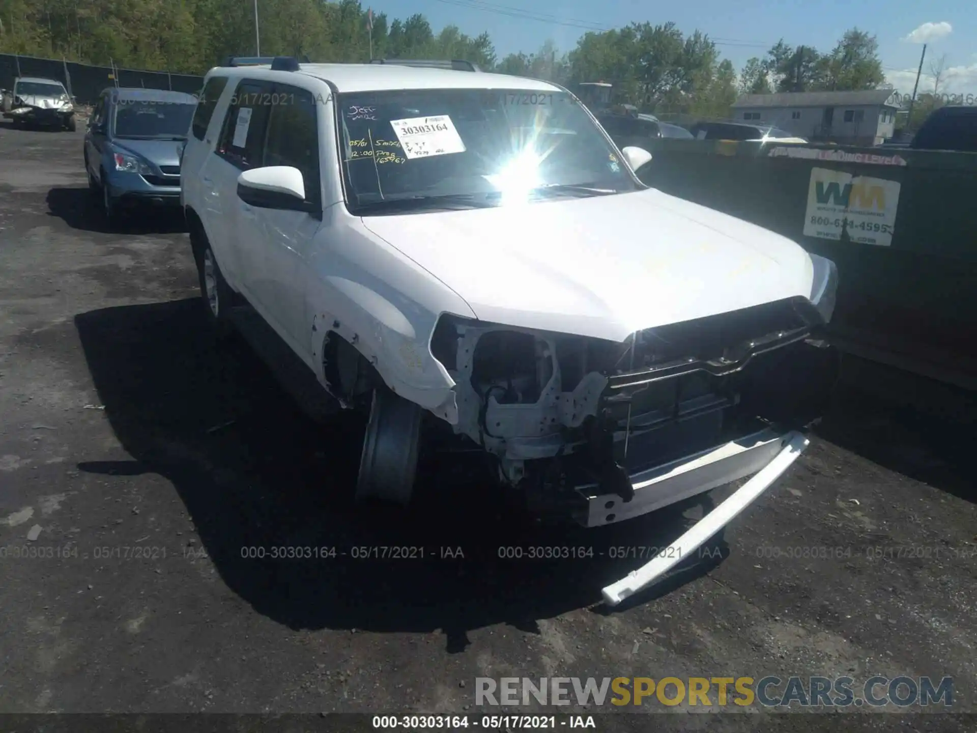 6 Photograph of a damaged car JTEMU5JR3M5876632 TOYOTA 4RUNNER 2021