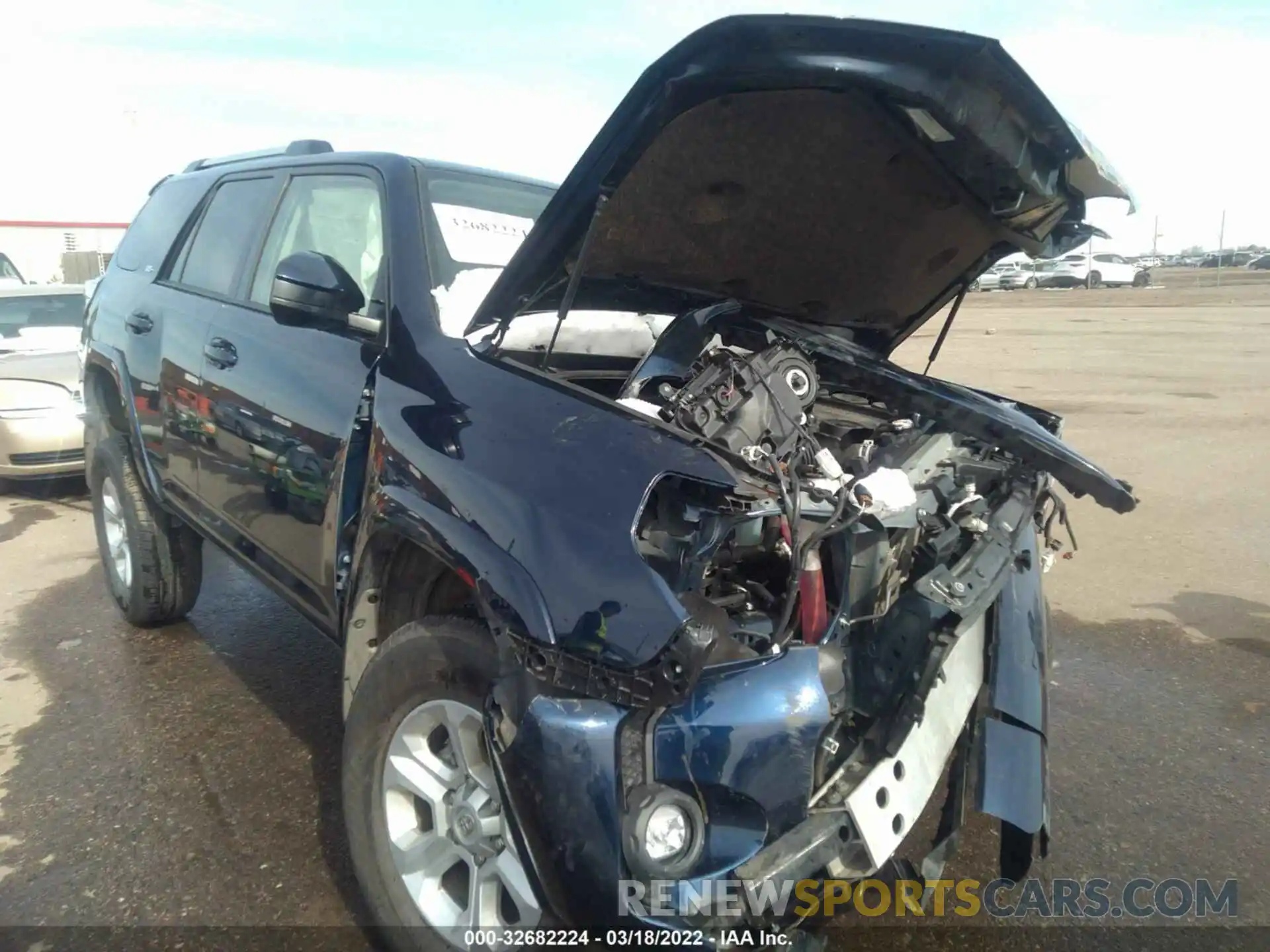 1 Photograph of a damaged car JTEMU5JR3M5899313 TOYOTA 4RUNNER 2021