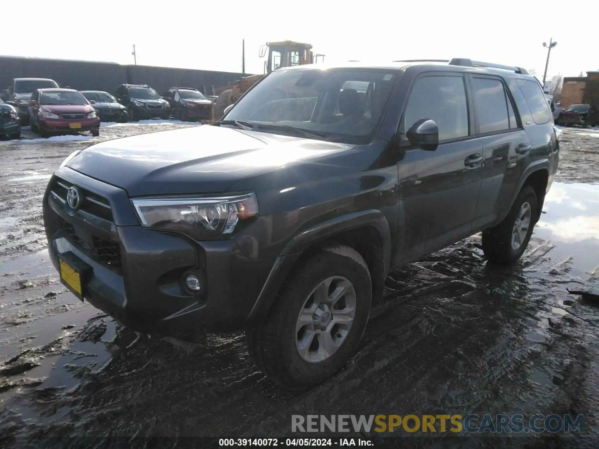 2 Photograph of a damaged car JTEMU5JR3M5947327 TOYOTA 4RUNNER 2021