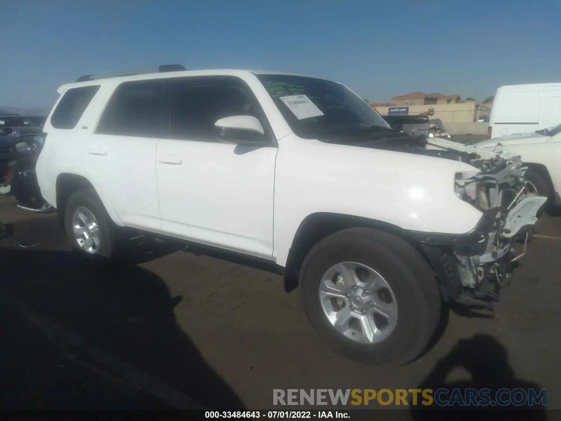 1 Photograph of a damaged car JTEMU5JR5M5897255 TOYOTA 4RUNNER 2021