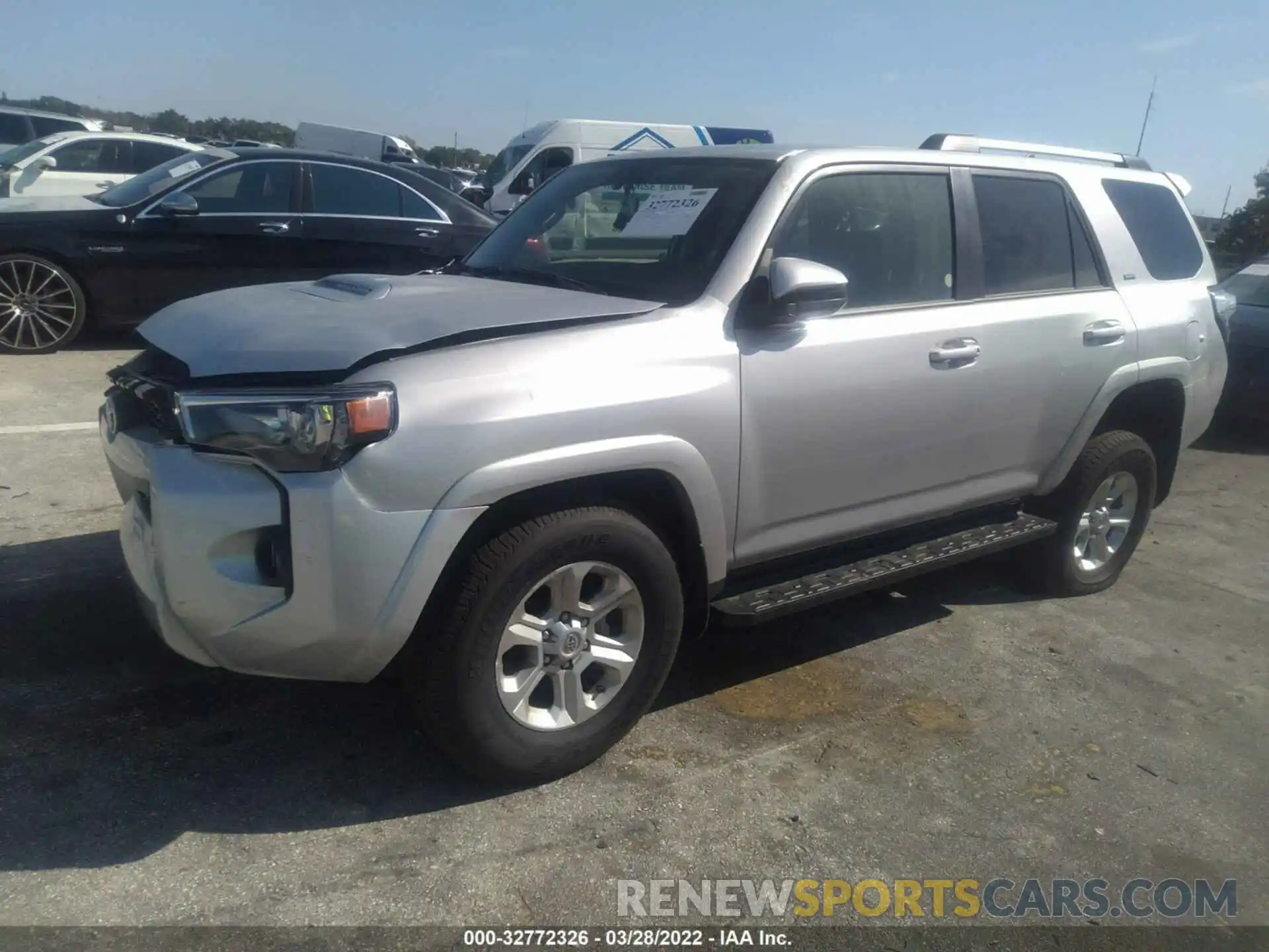 2 Photograph of a damaged car JTEMU5JR5M5917715 TOYOTA 4RUNNER 2021