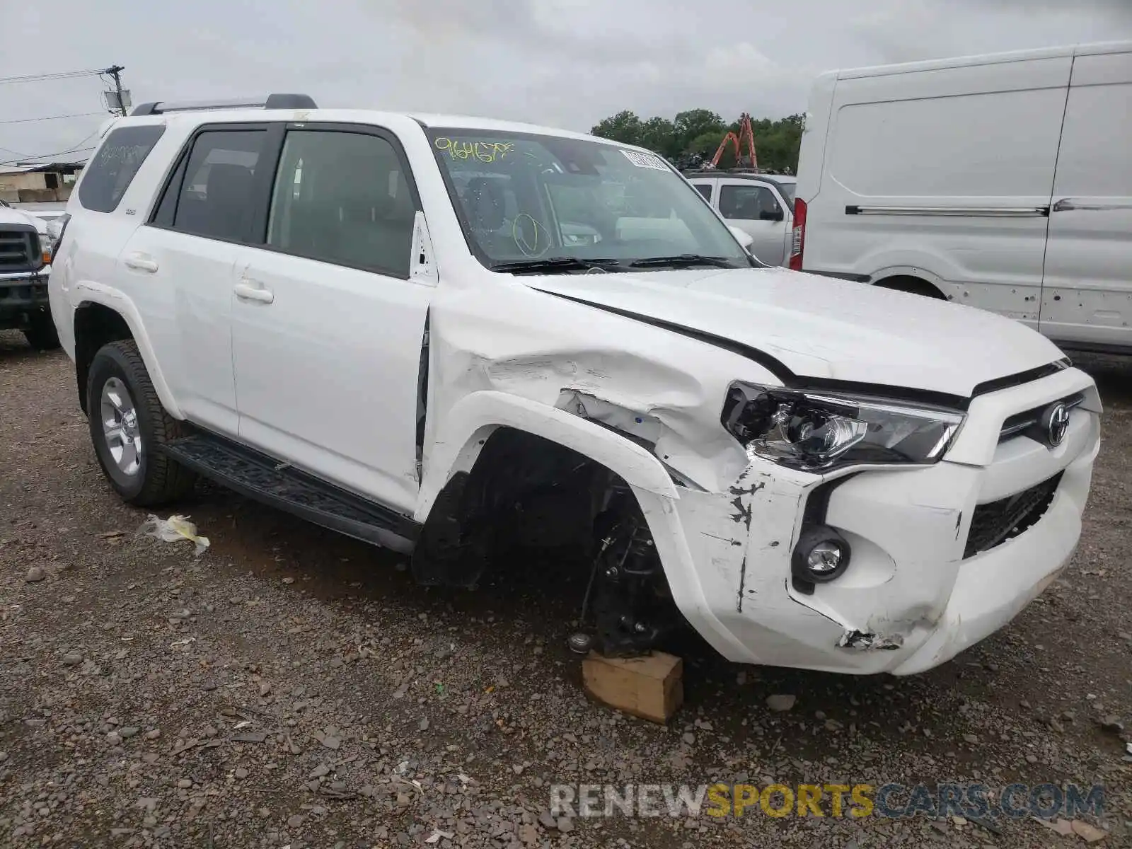 1 Photograph of a damaged car JTEMU5JR5M5917939 TOYOTA 4RUNNER 2021