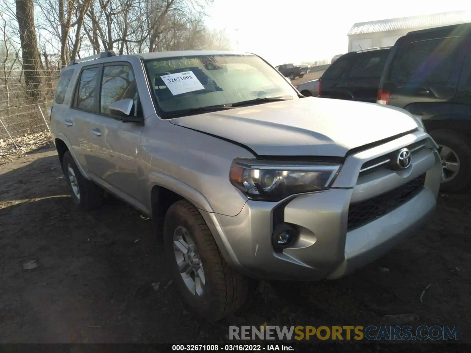 1 Photograph of a damaged car JTEMU5JR5M5937785 TOYOTA 4RUNNER 2021